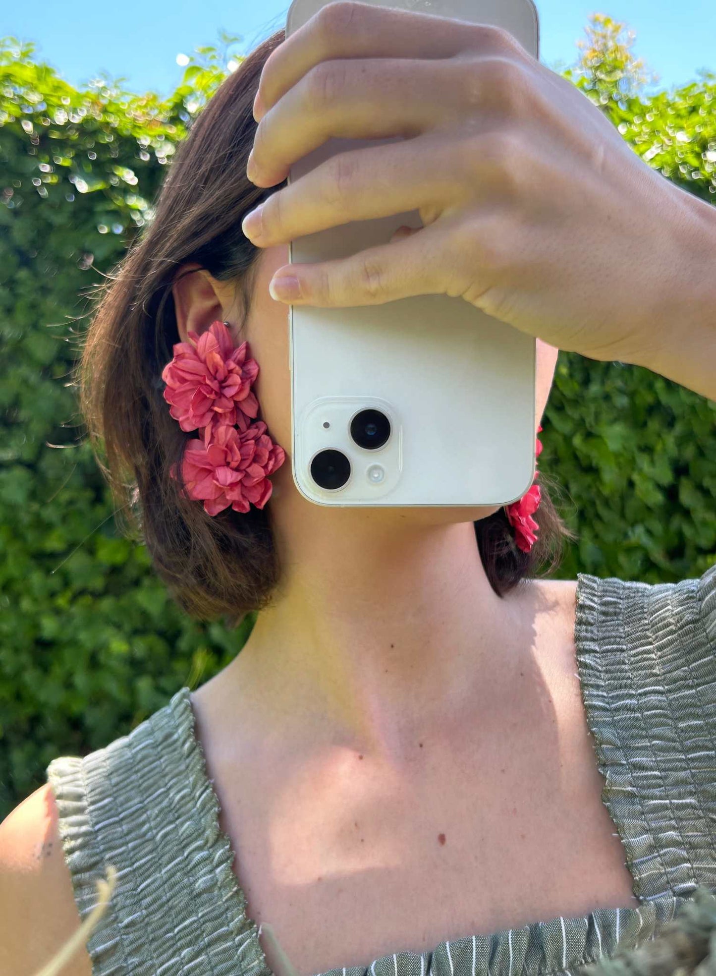 Pendientes Flores (varios colores)