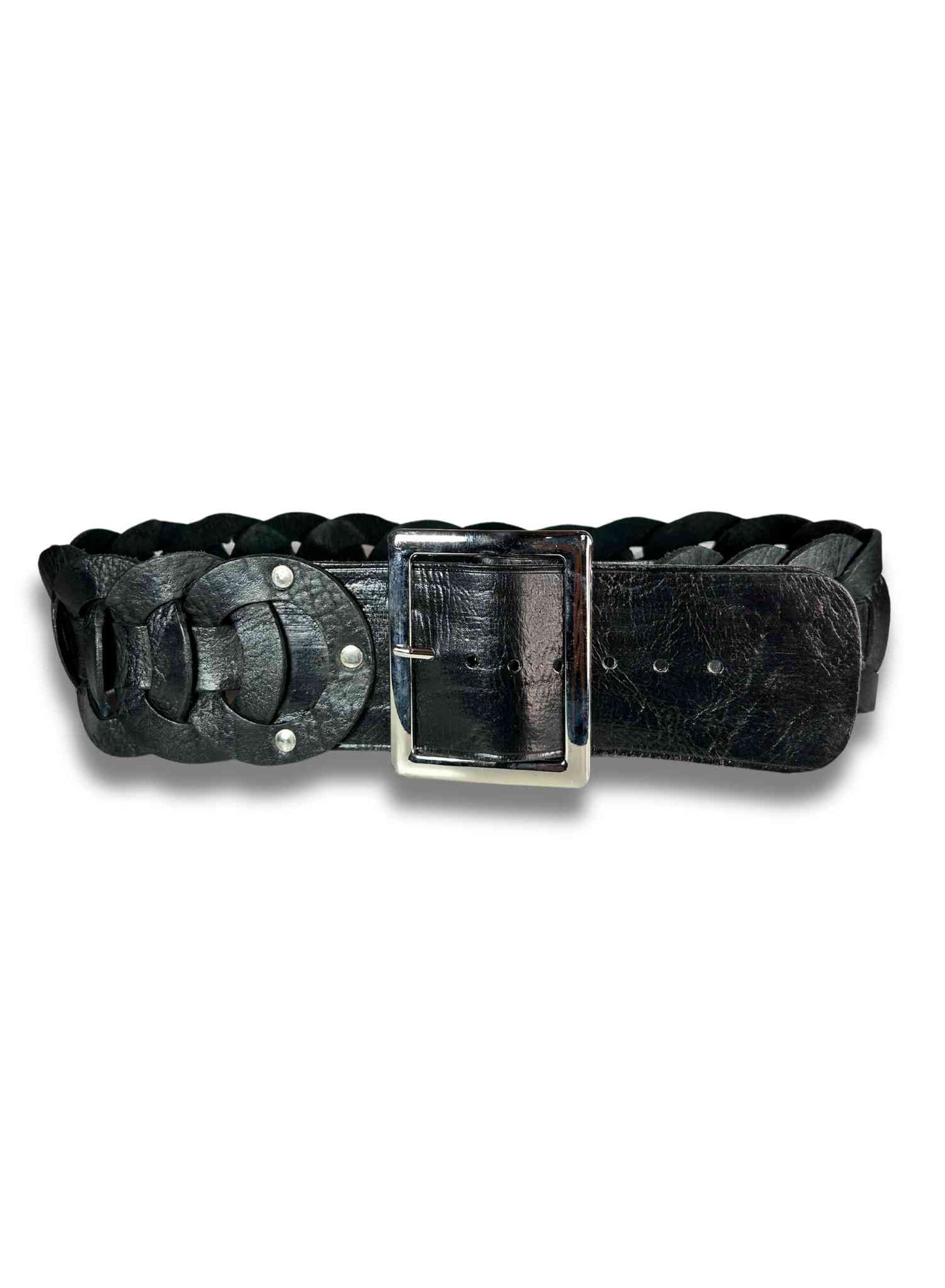 Wide black belt
