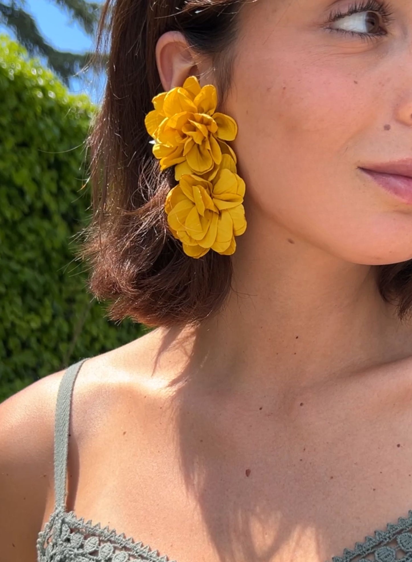 Pendientes Flores (varios colores)