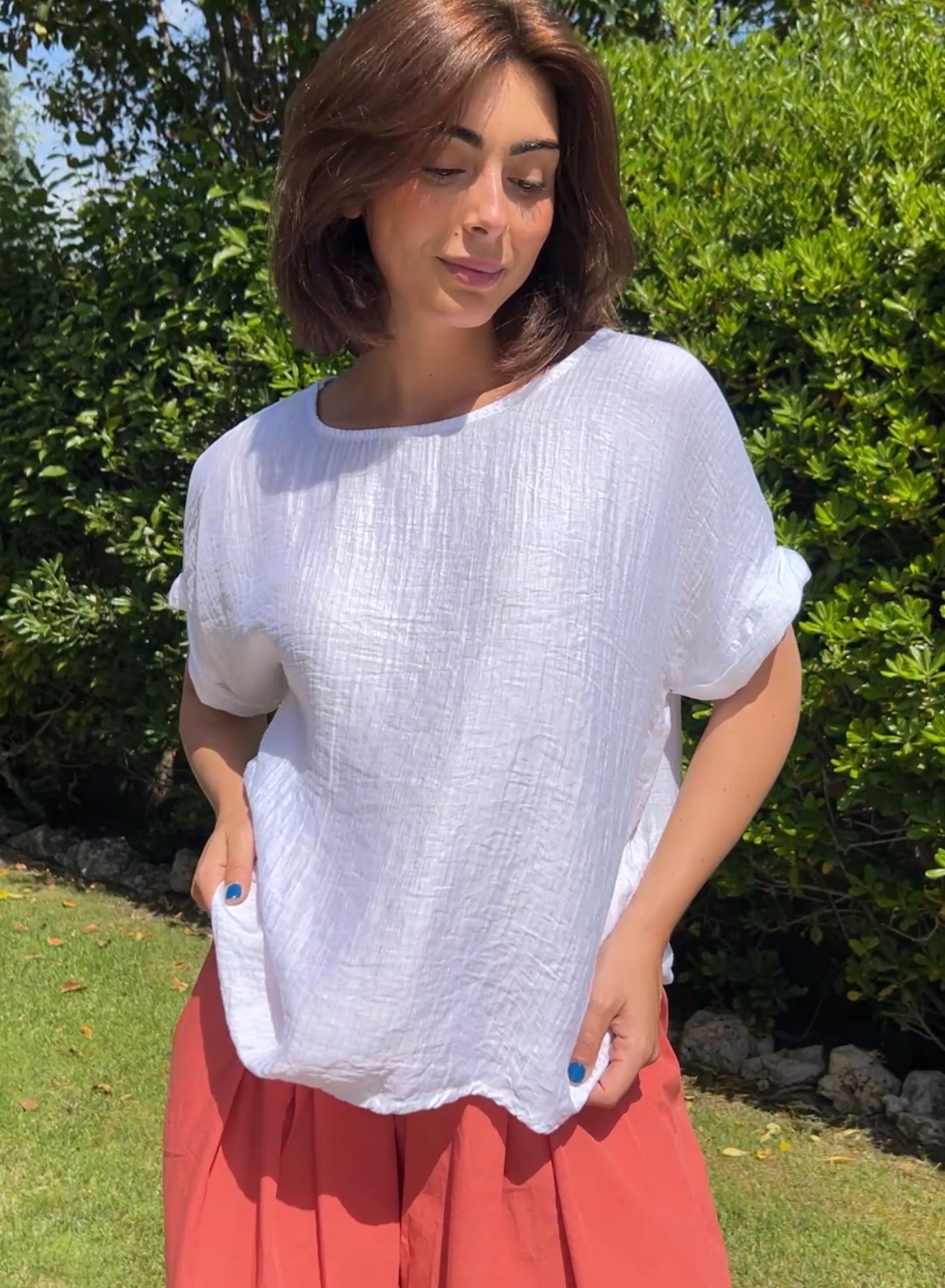 Camisa Bambula blanca