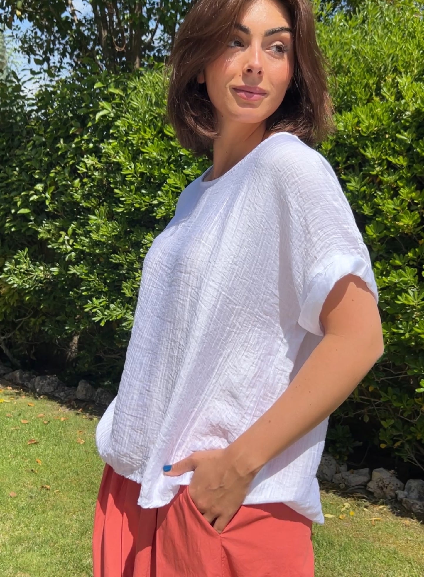 Camisa Bambula blanca
