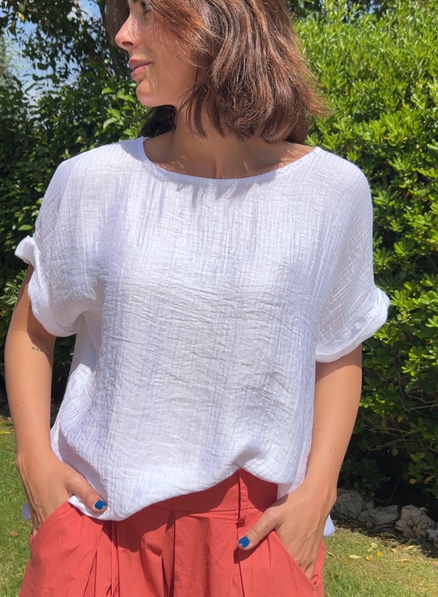 Camisa Bambula blanca