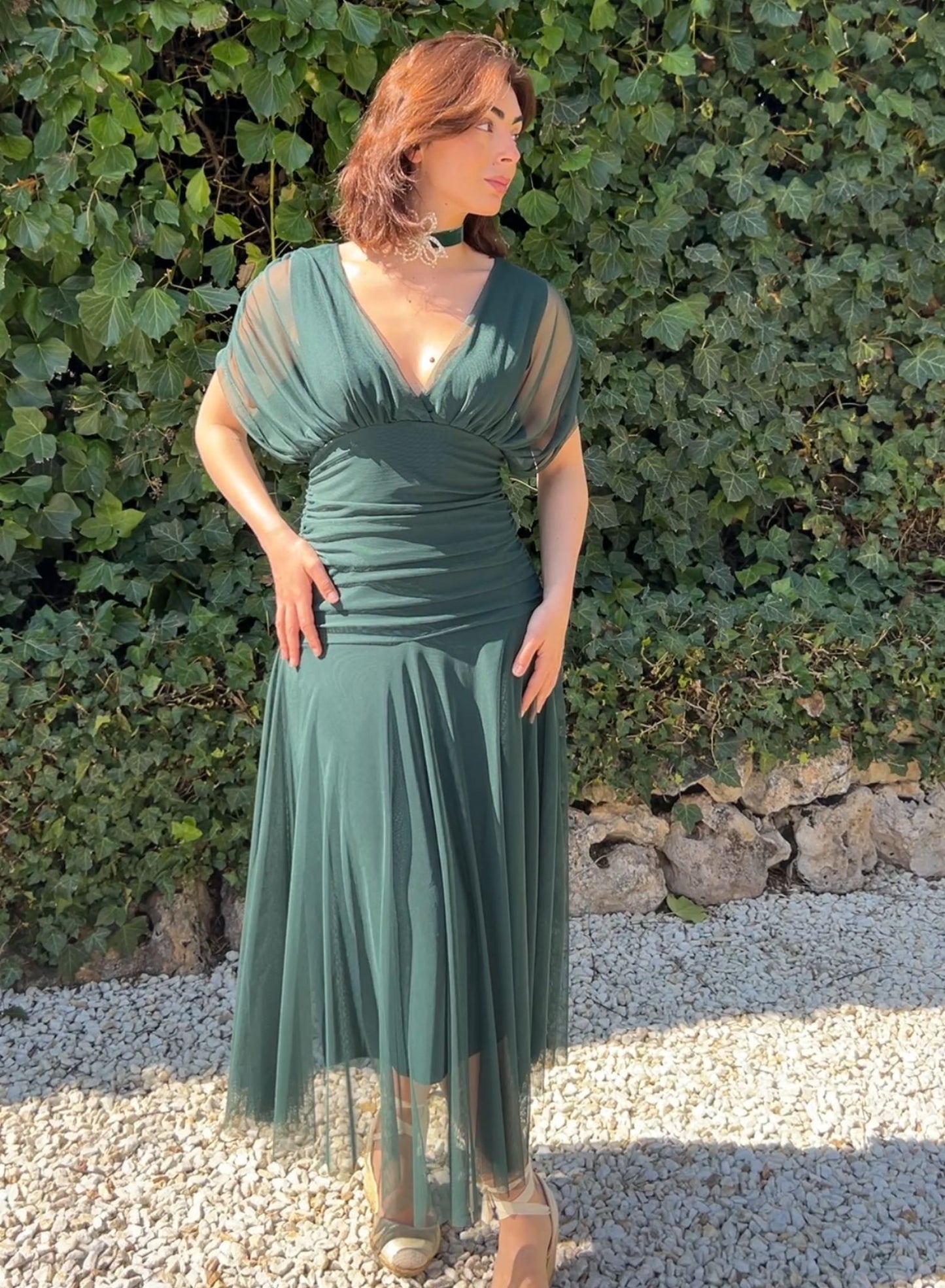 Sofia green dress