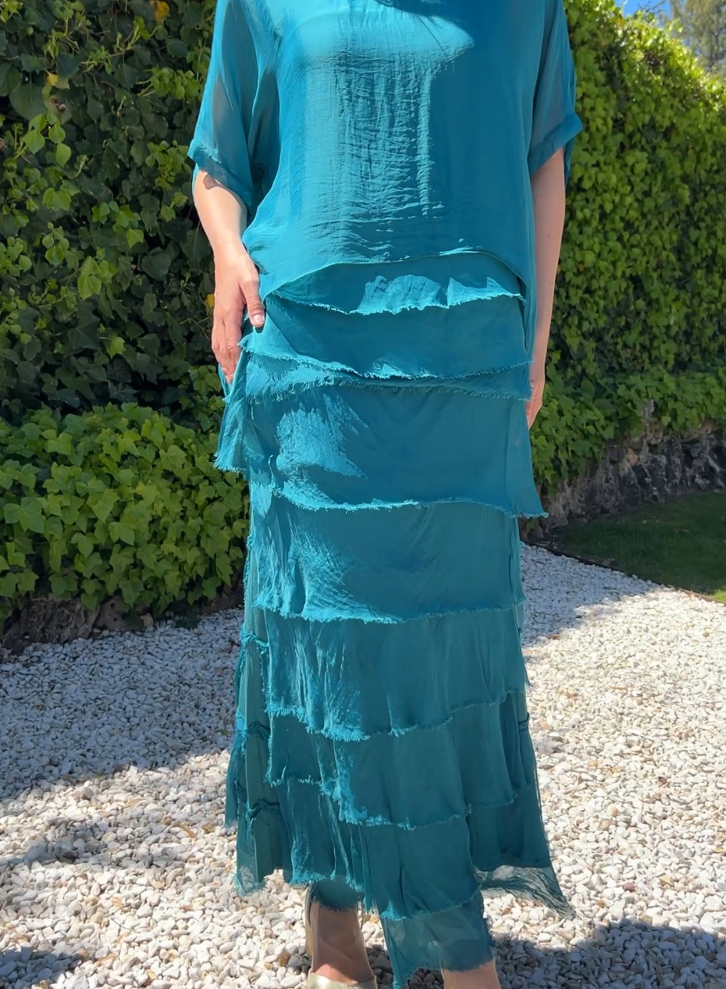 Silk skirt