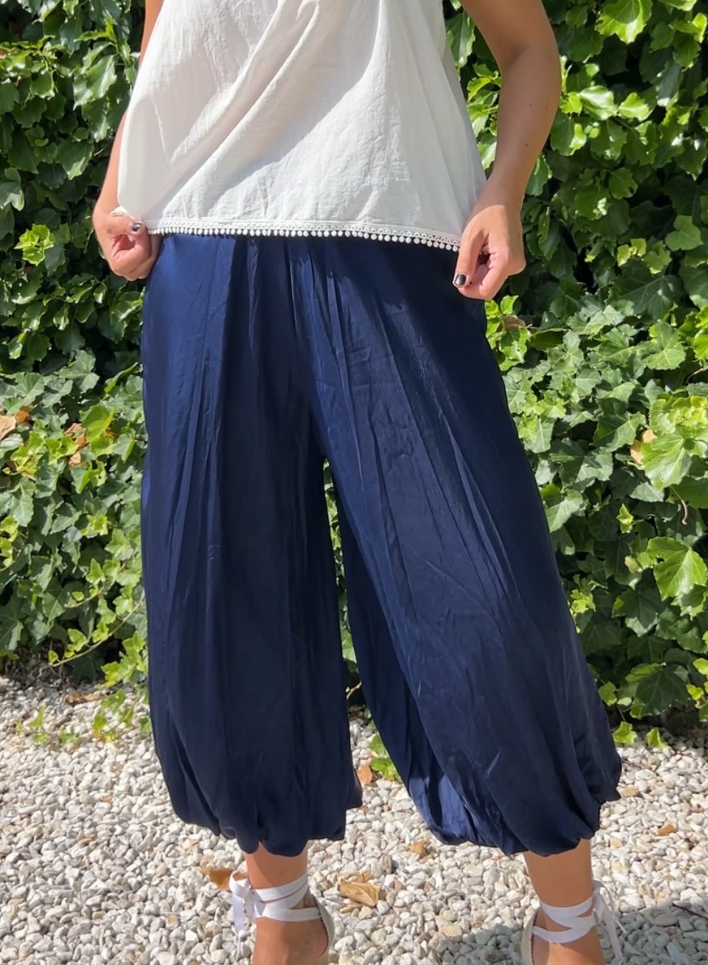 Pantalón aladdin azul