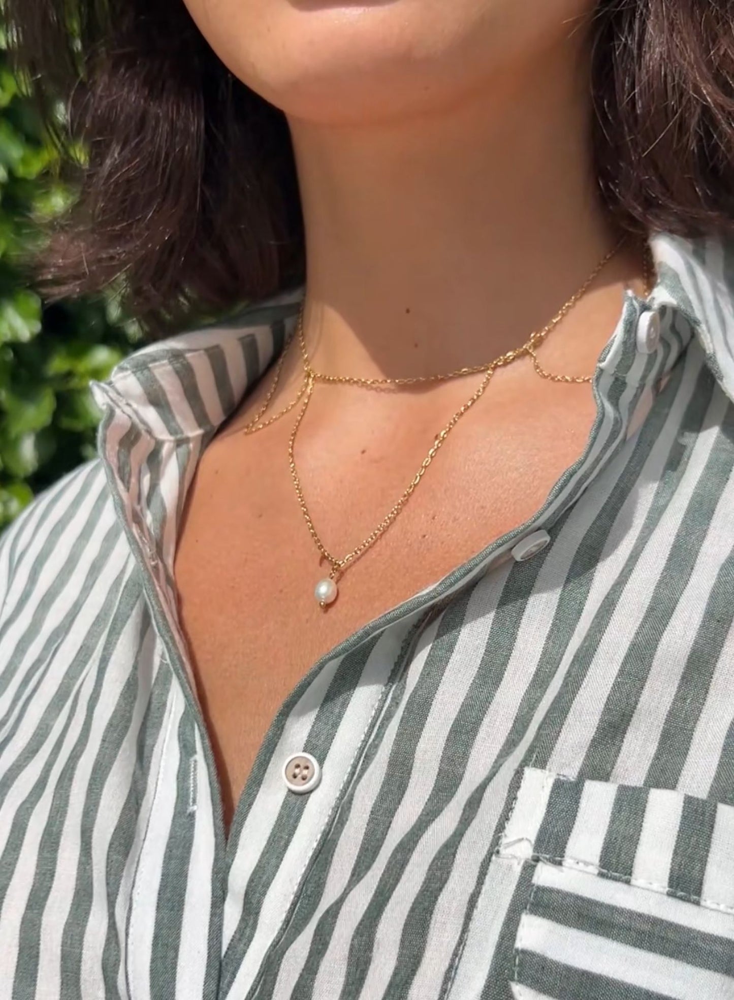 Collar beca (dorado y plateado)