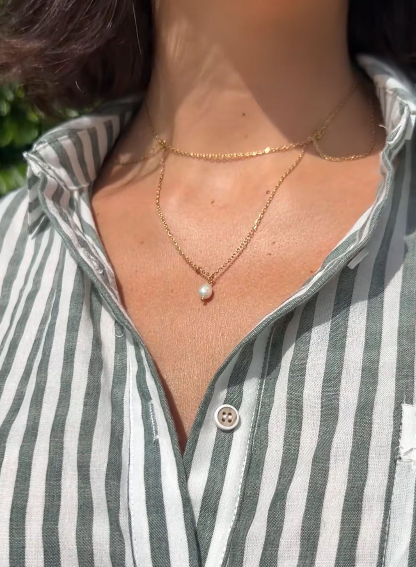 Collar beca (dorado y plateado)