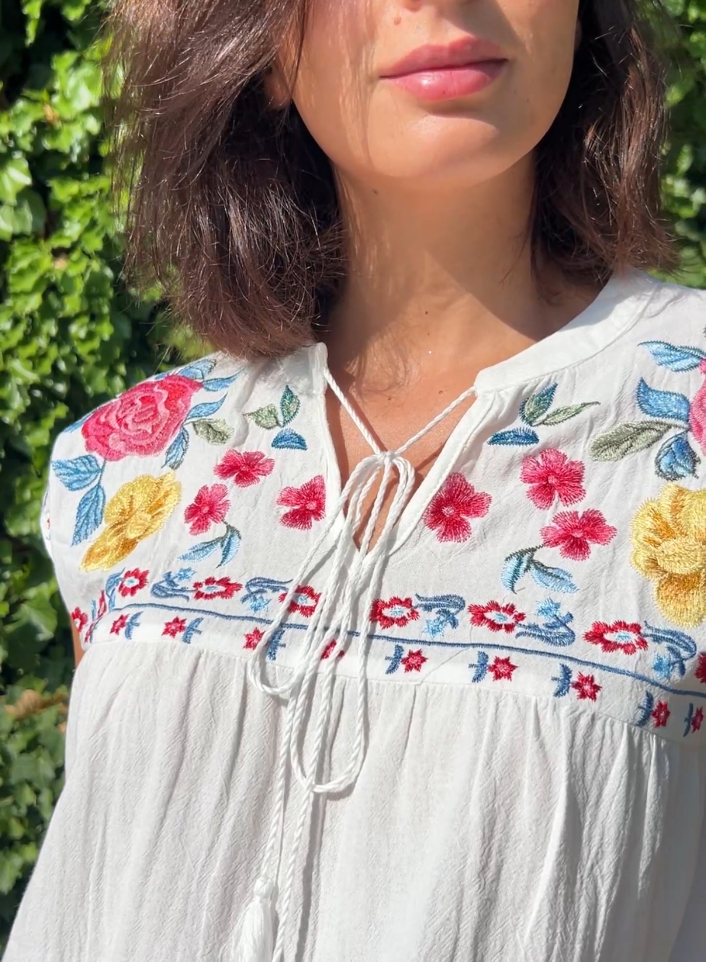 Blusa flores