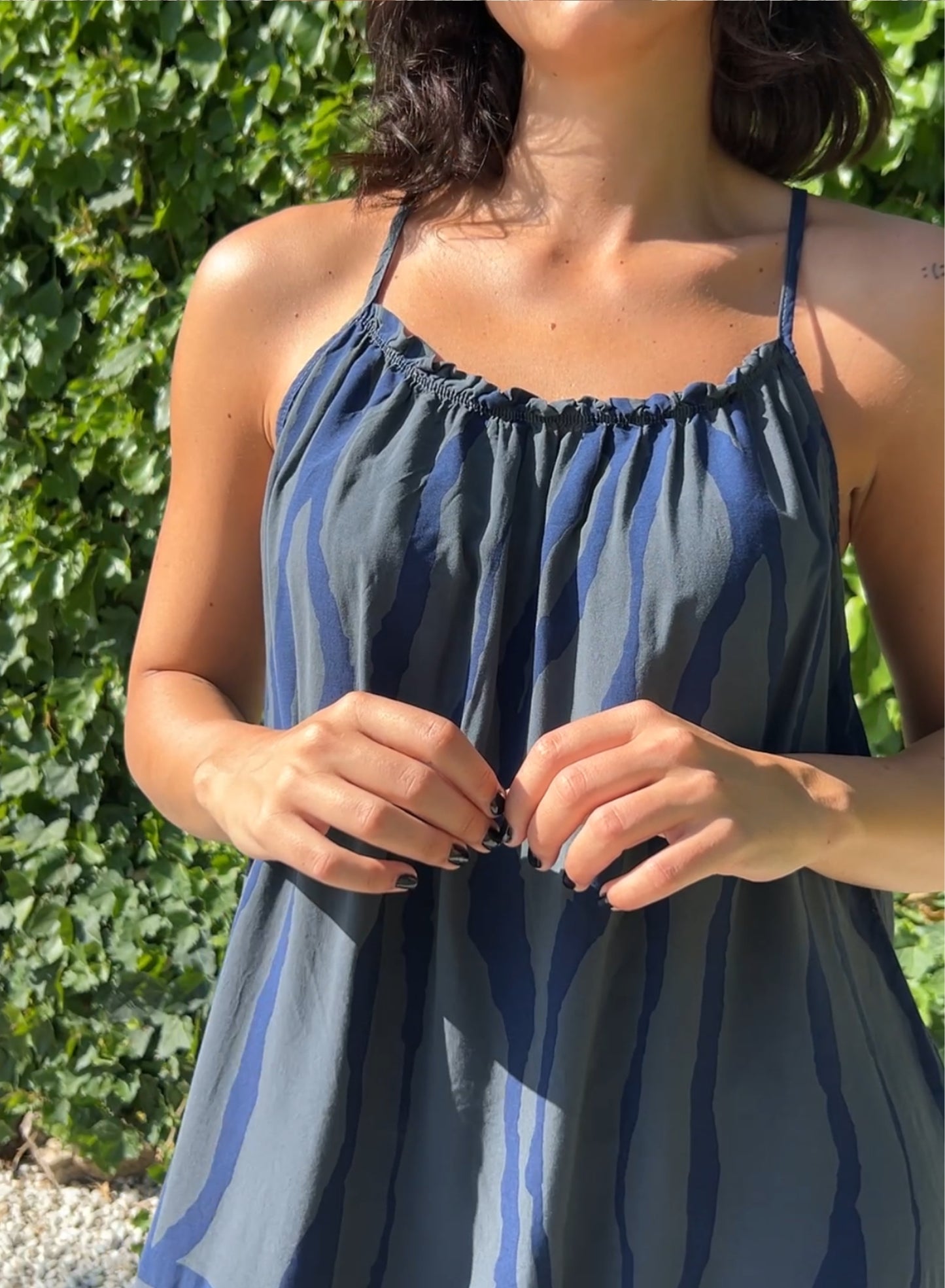 Vestido playa azul