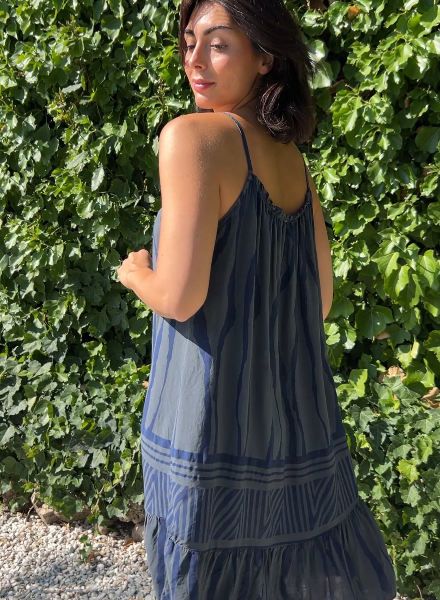 Vestido playa azul
