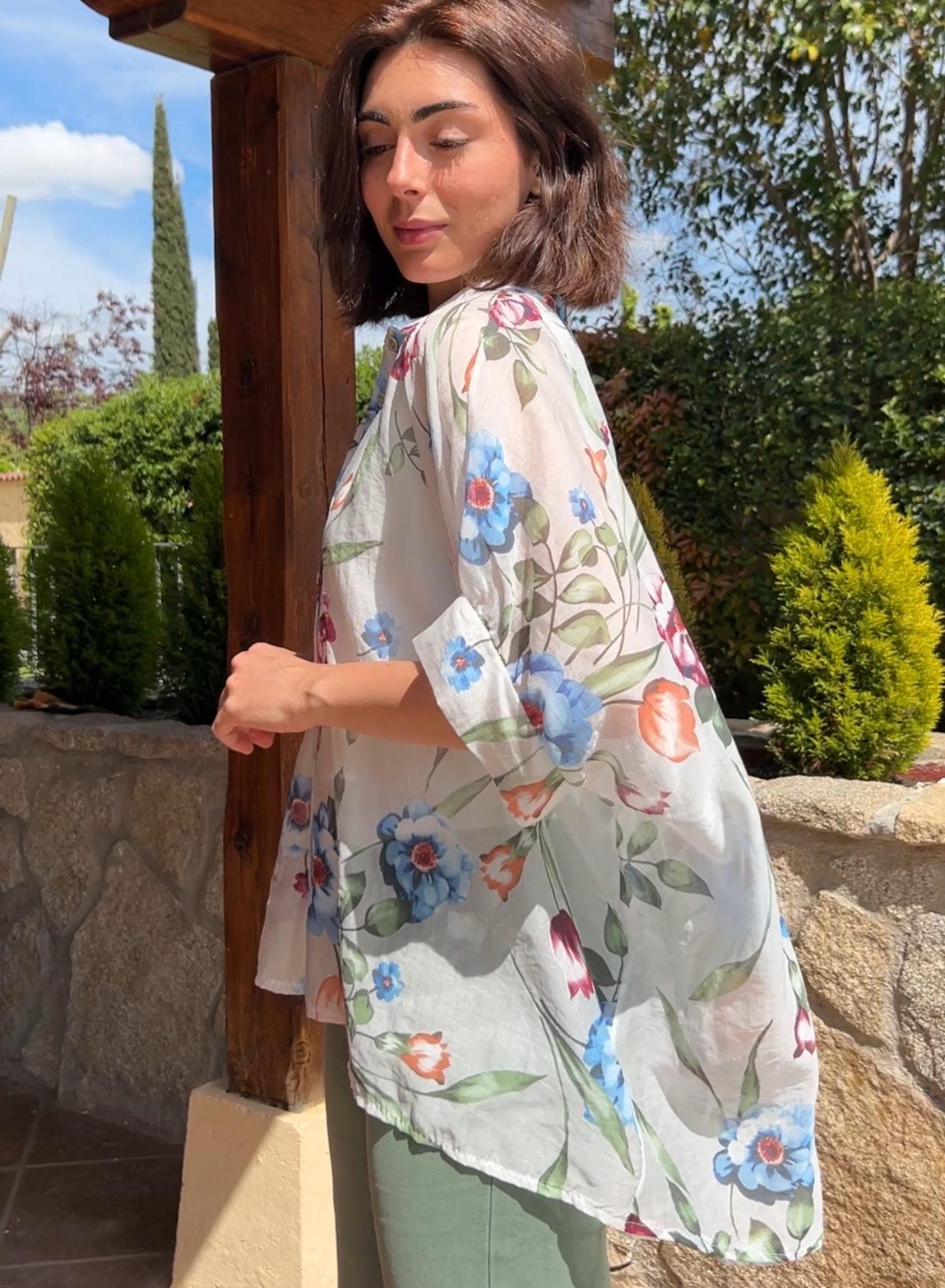 Camisa flores mix