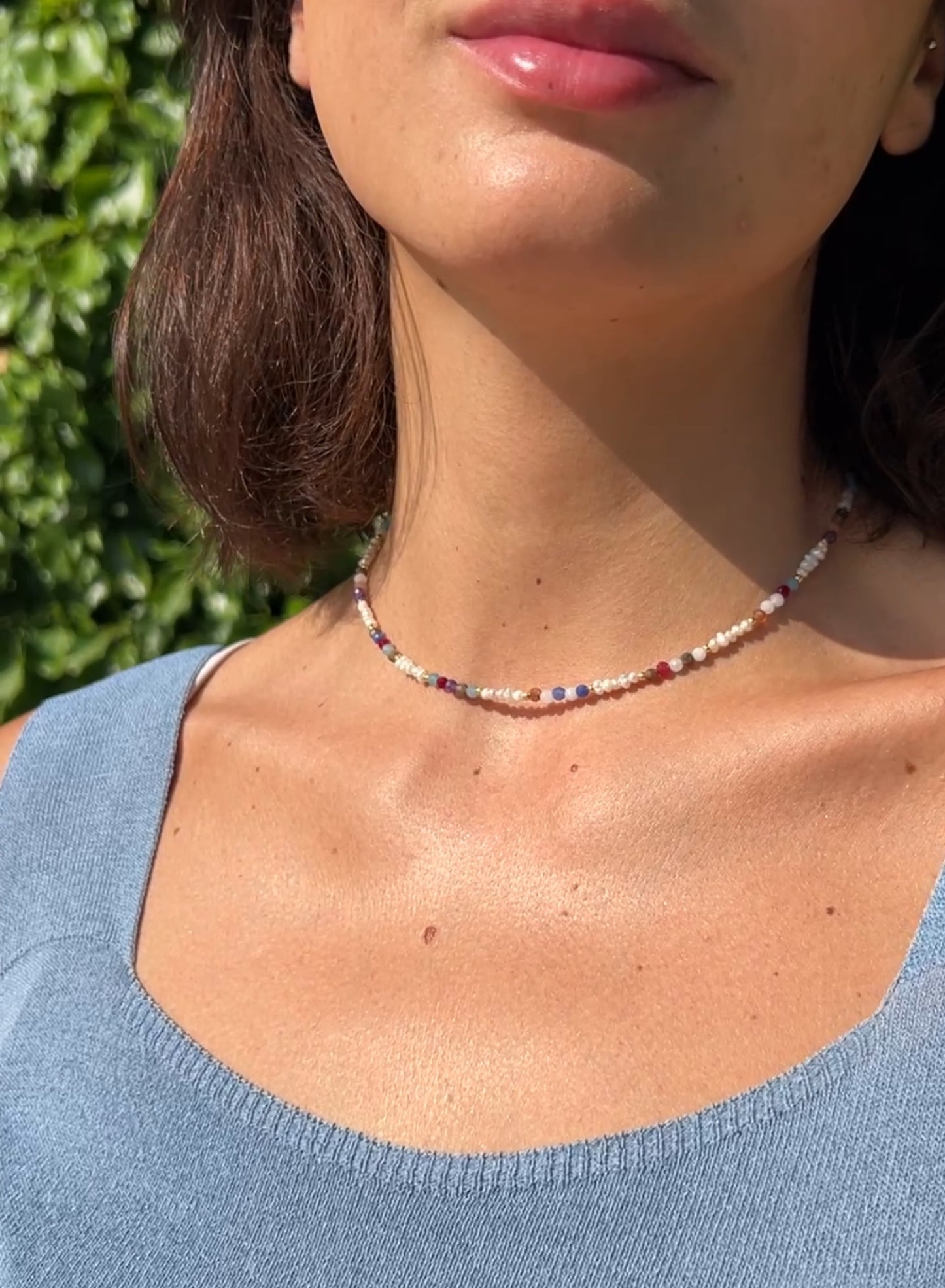 Collar bolitas multi