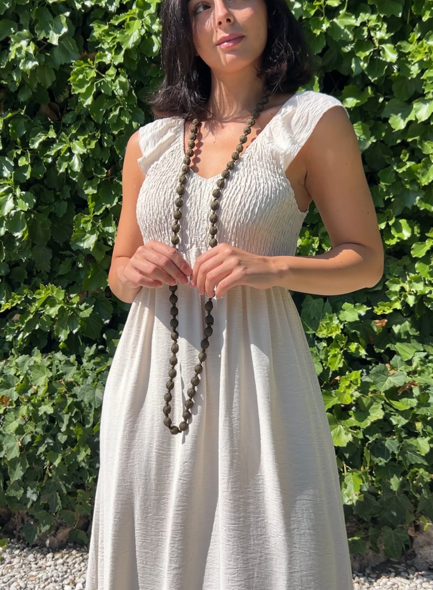 Vestido zarela crudo