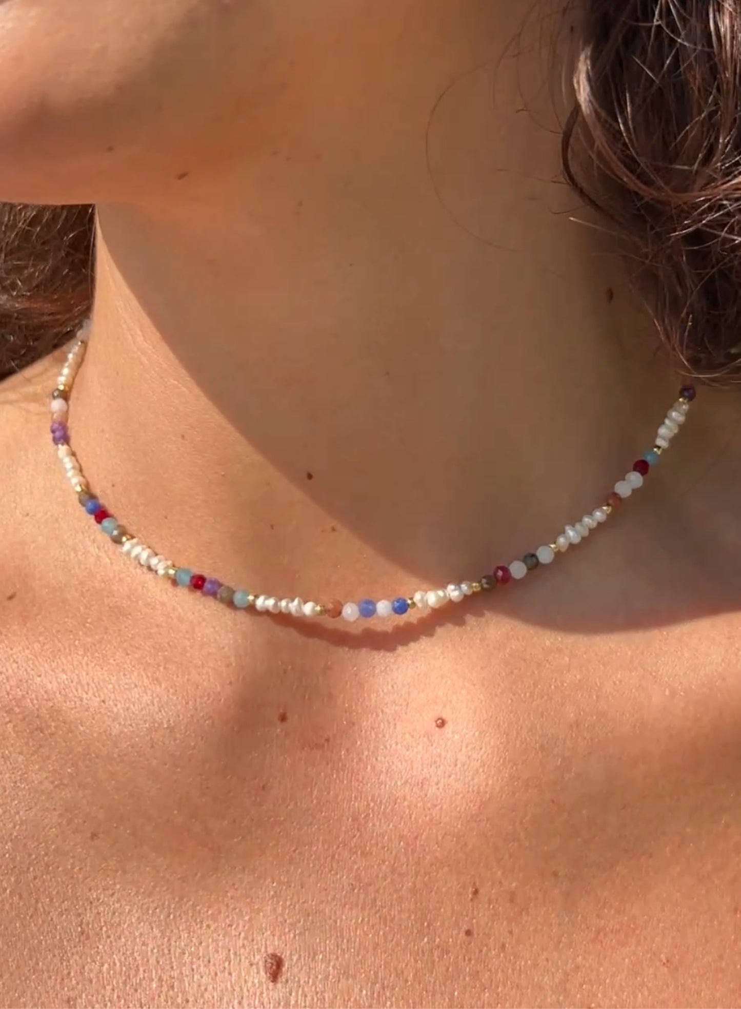 Collar bolitas multi