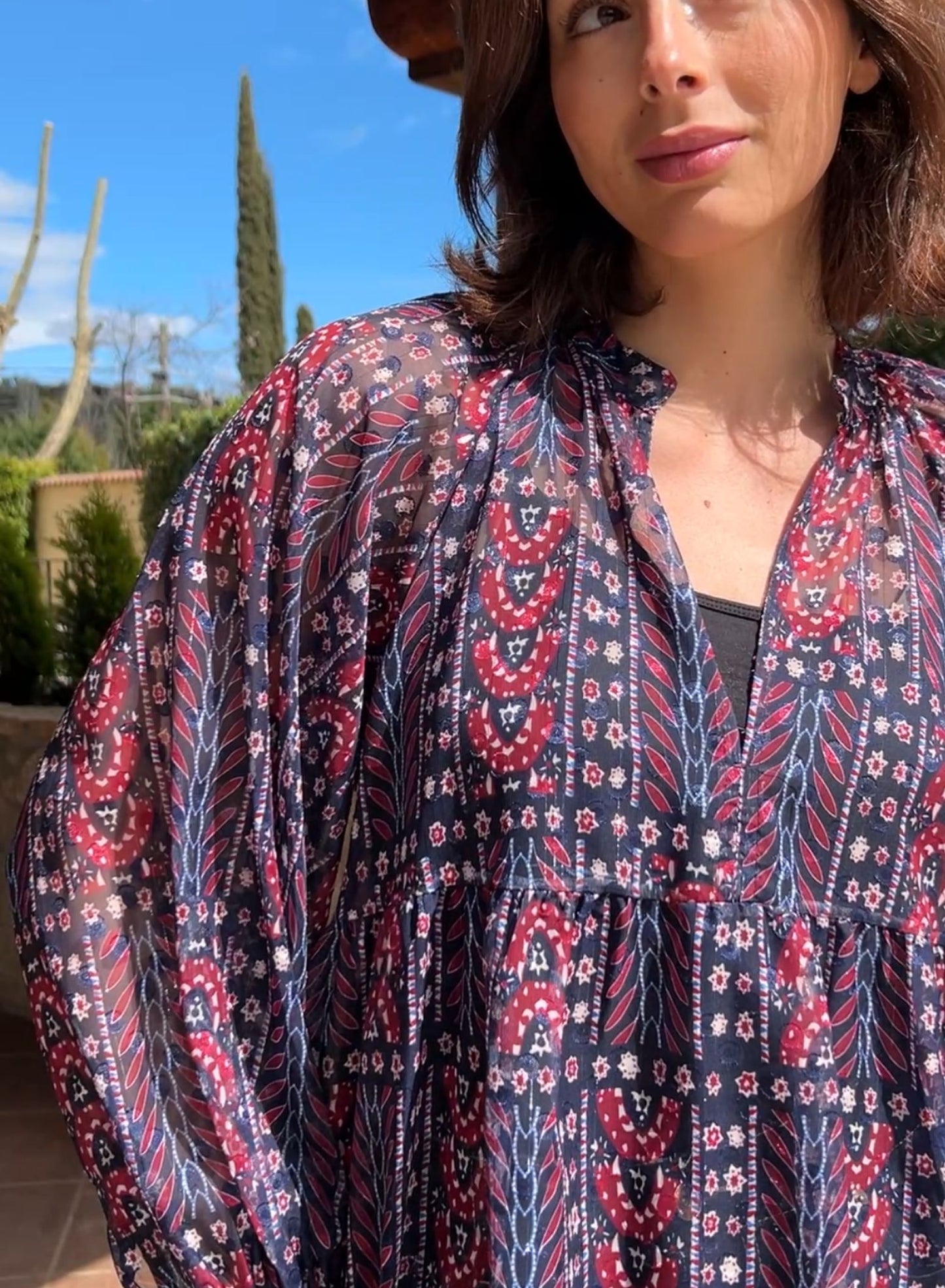 Anna navy shirt