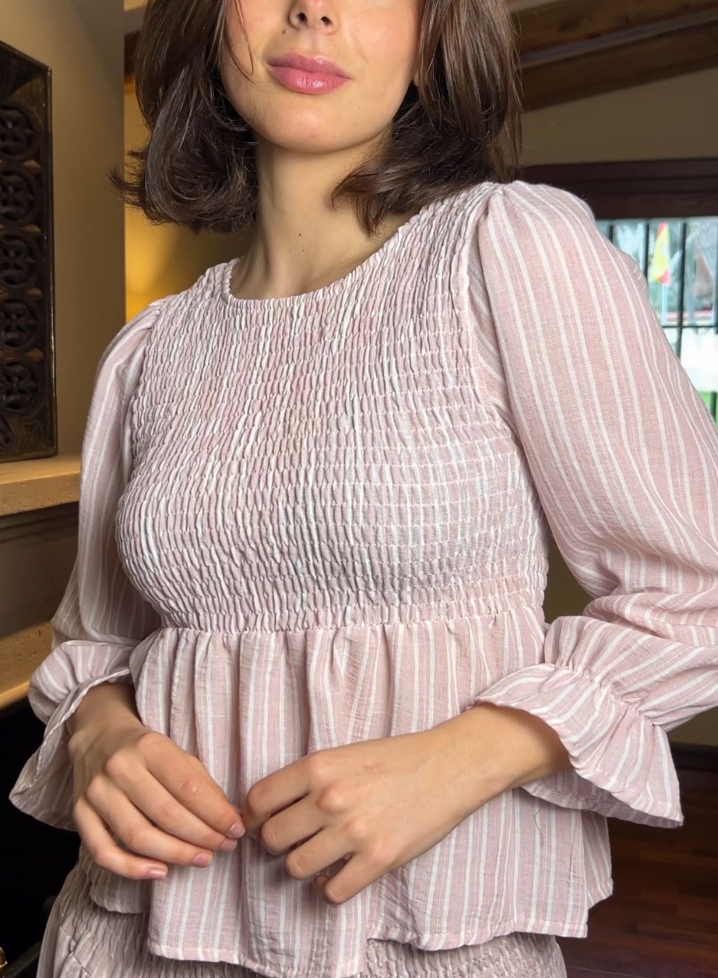 Lucia striped shirt
