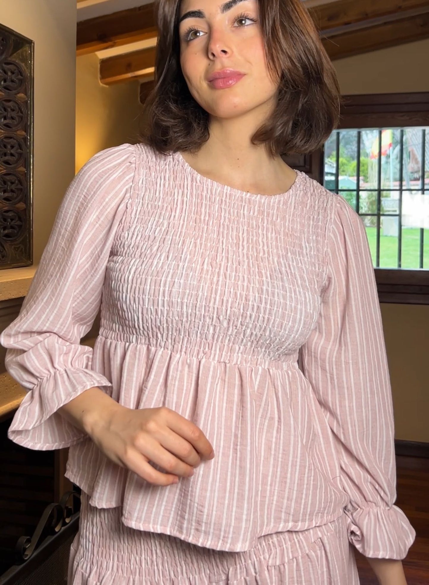 Lucia striped shirt