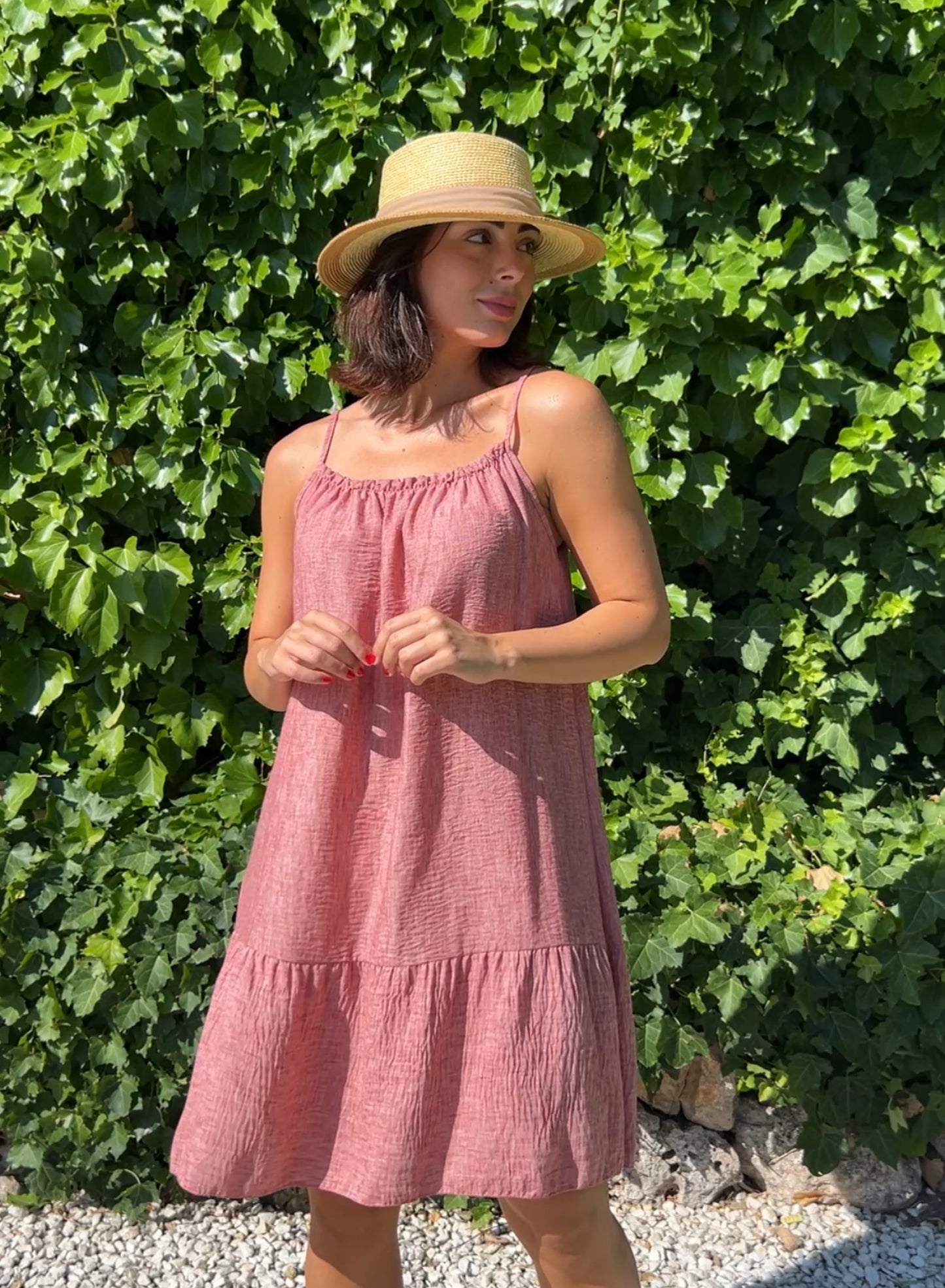Vestido playa caldero