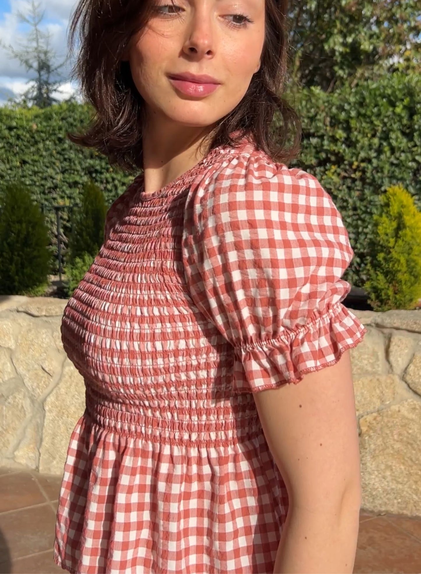 Tile gingham shirt