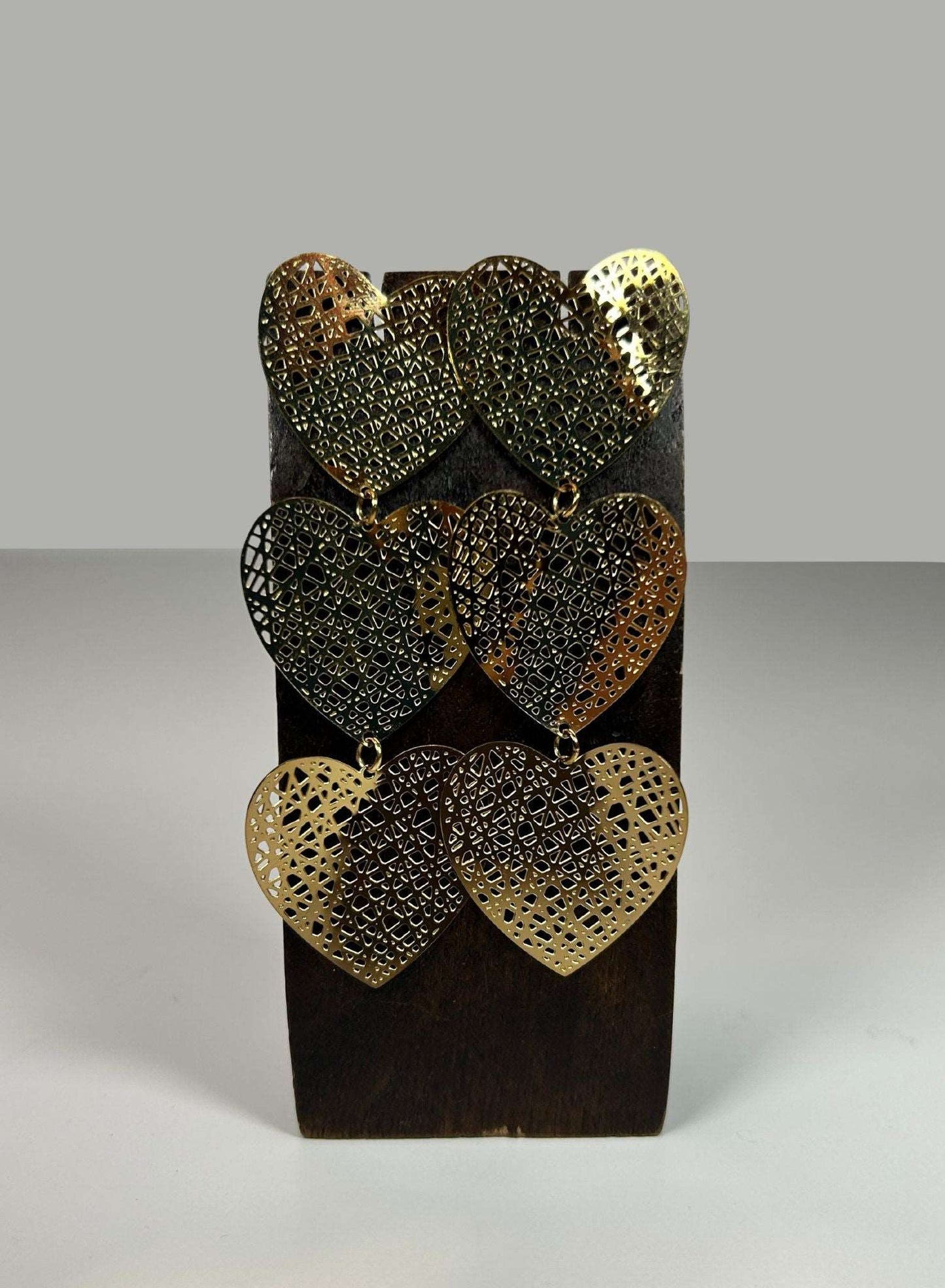 Pendientes Corazón Dorado