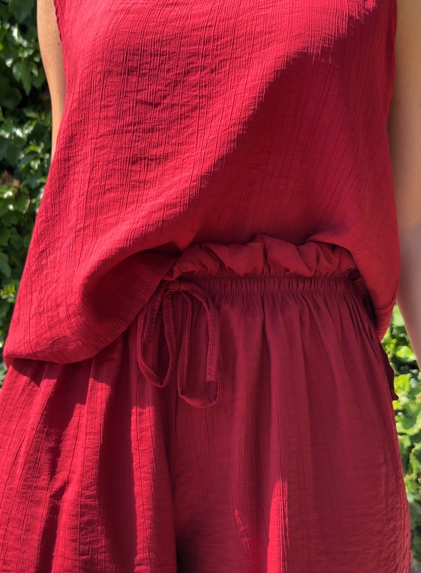 Short rojo
