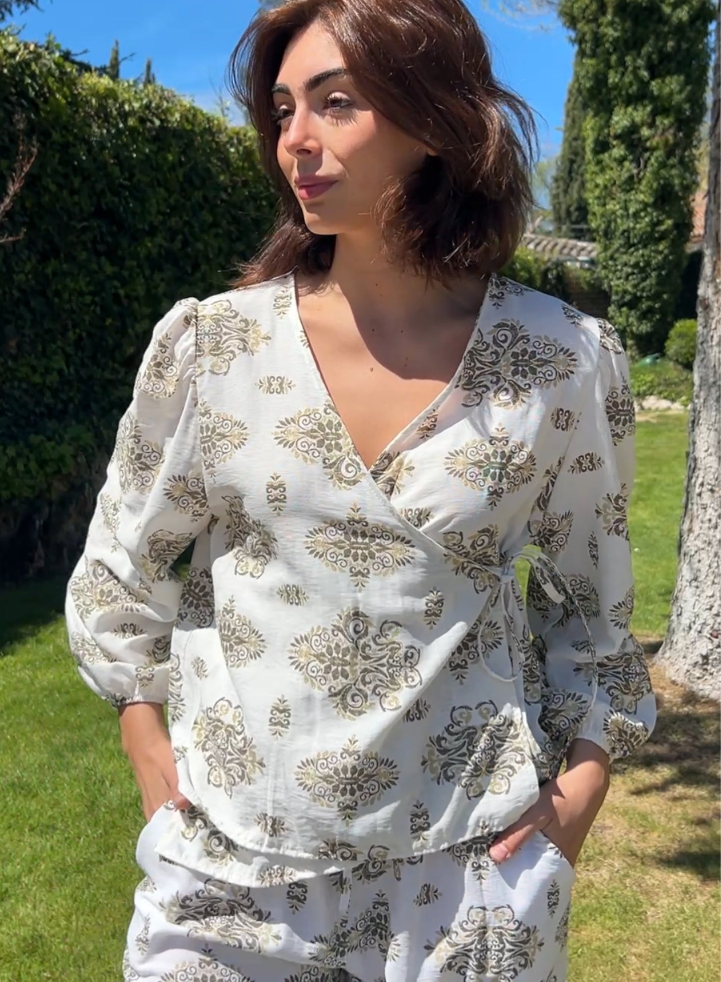 Coconut blouse