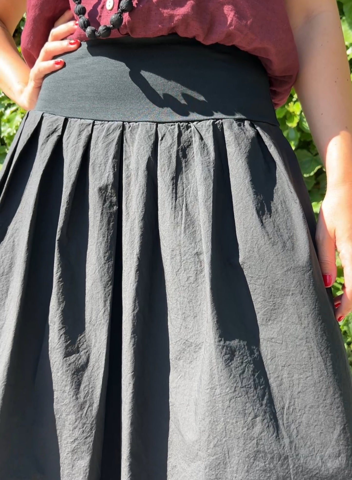Falda Arena Negro
