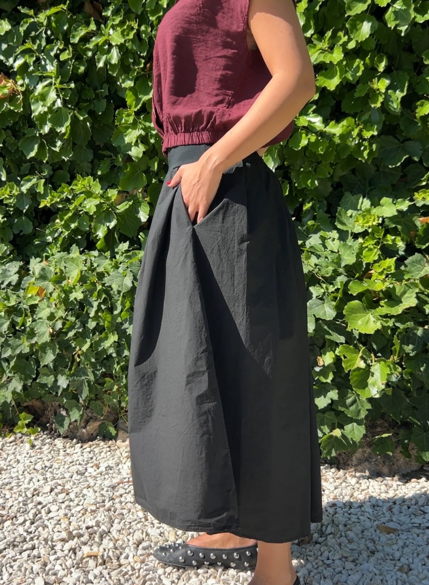 Falda Arena Negro