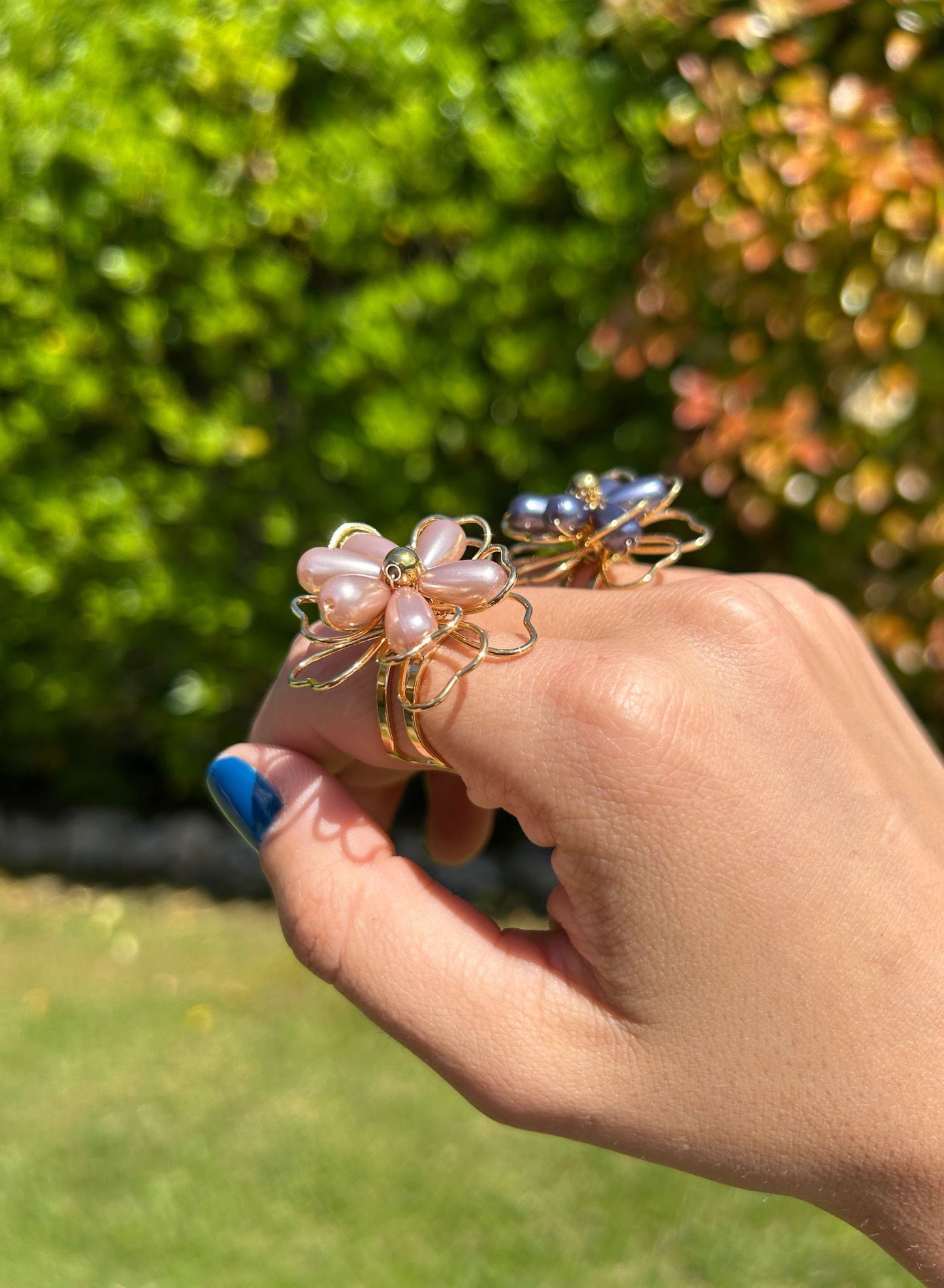 Anillo flor