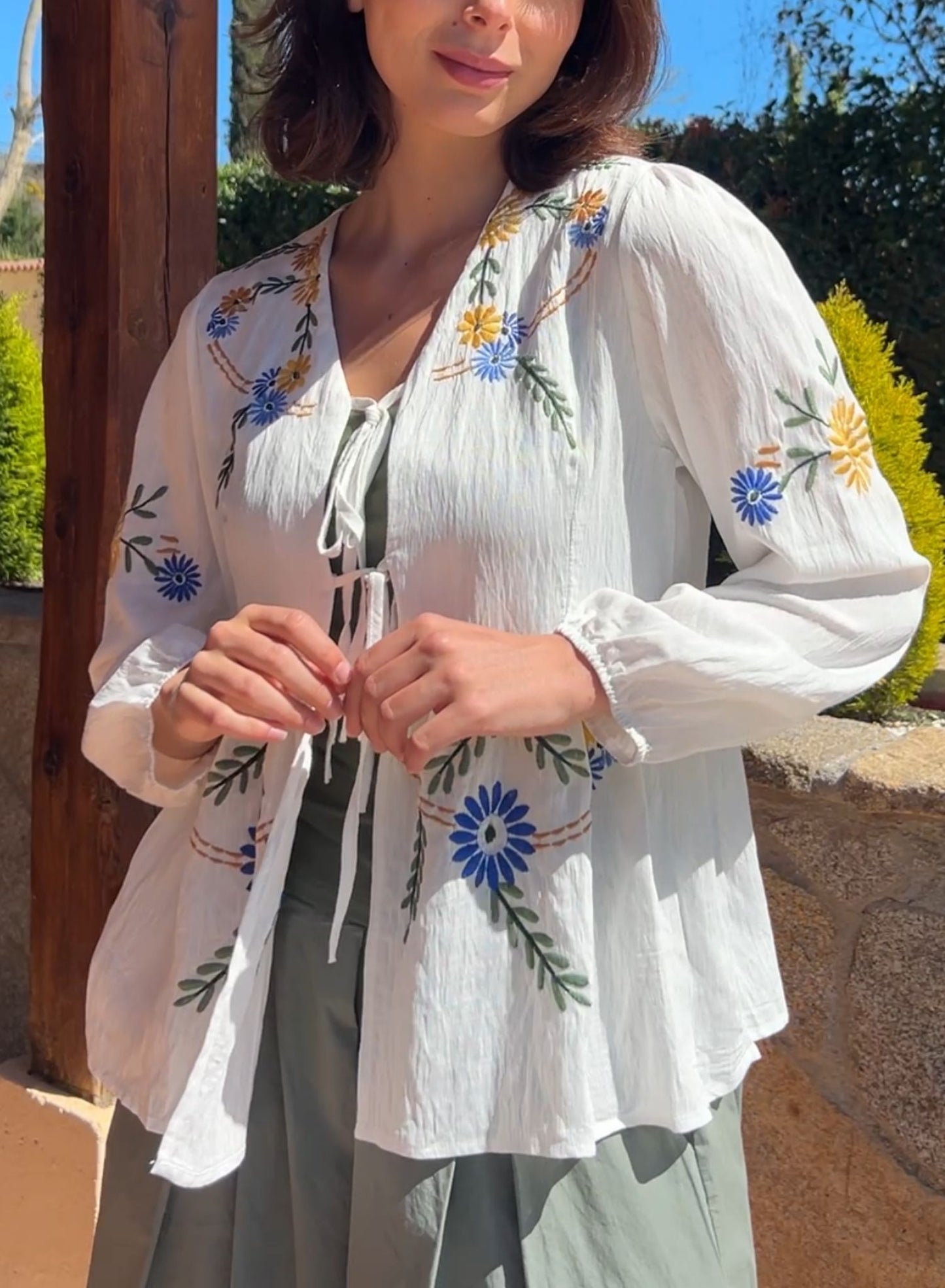 Camisa flores