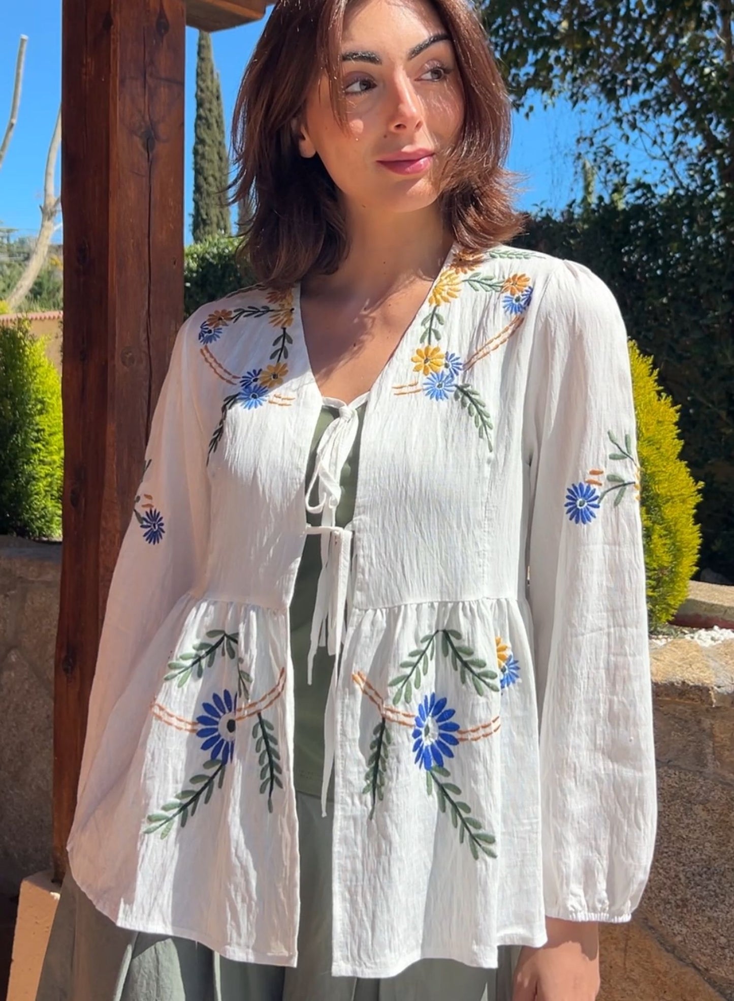 Camisa flores