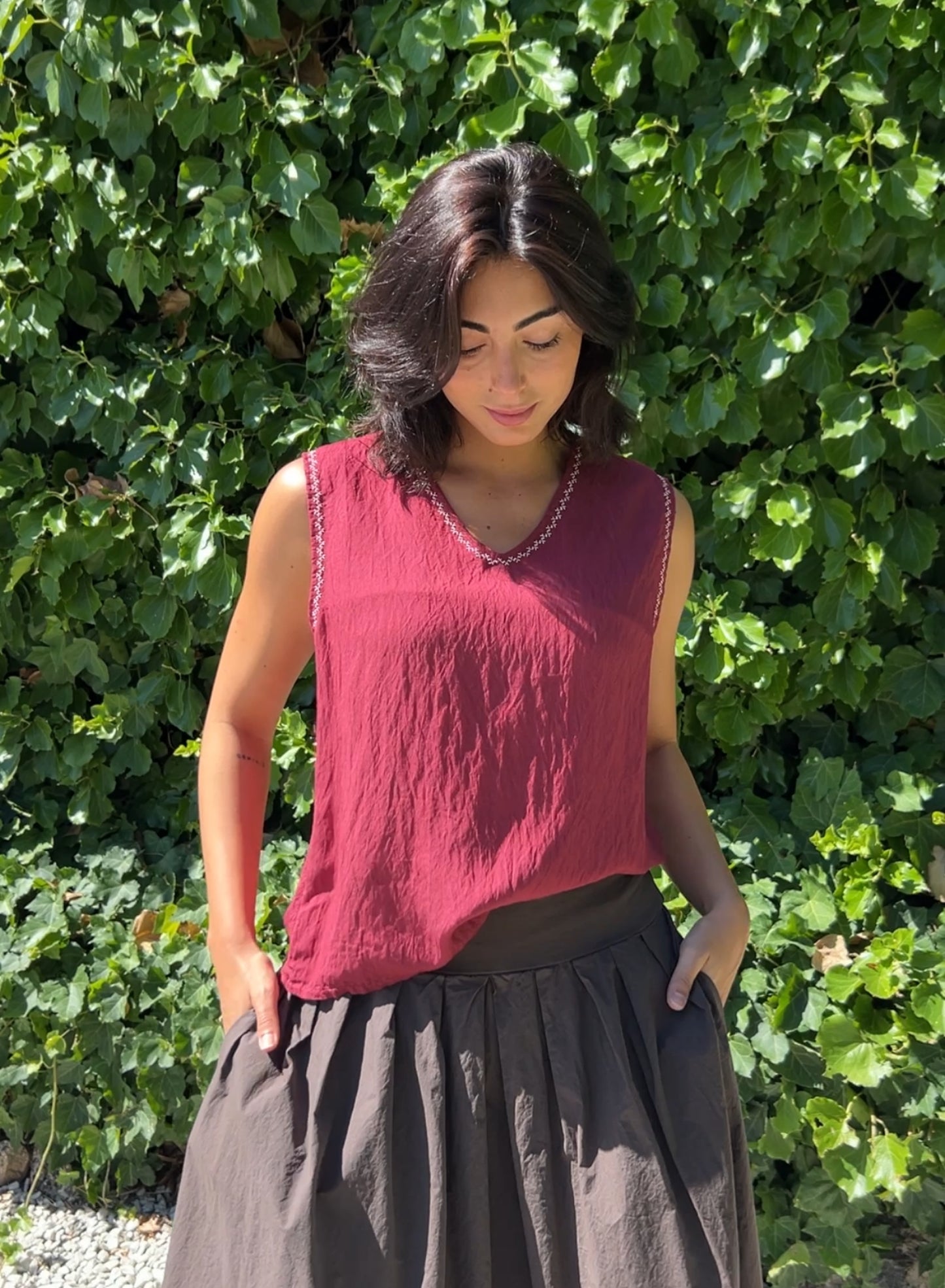 Blusa granate