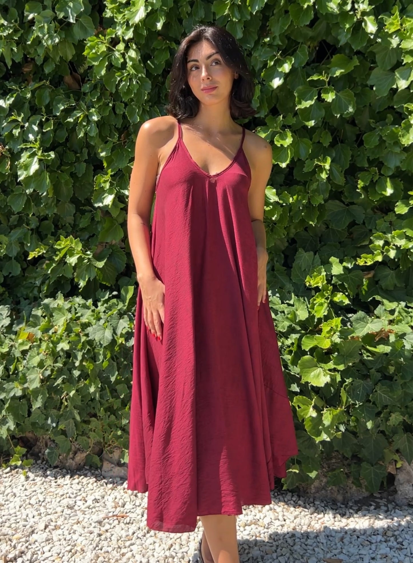 Vestido Dalia Granate