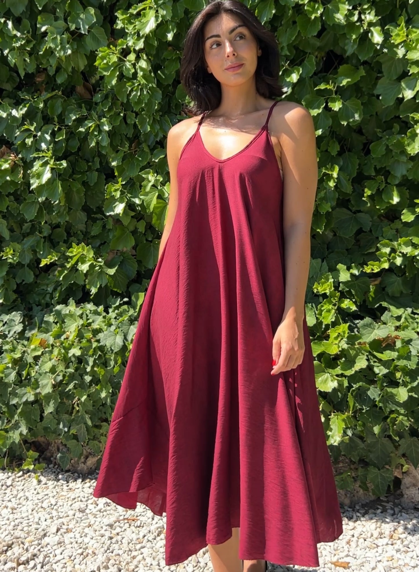 Vestido Dalia Granate
