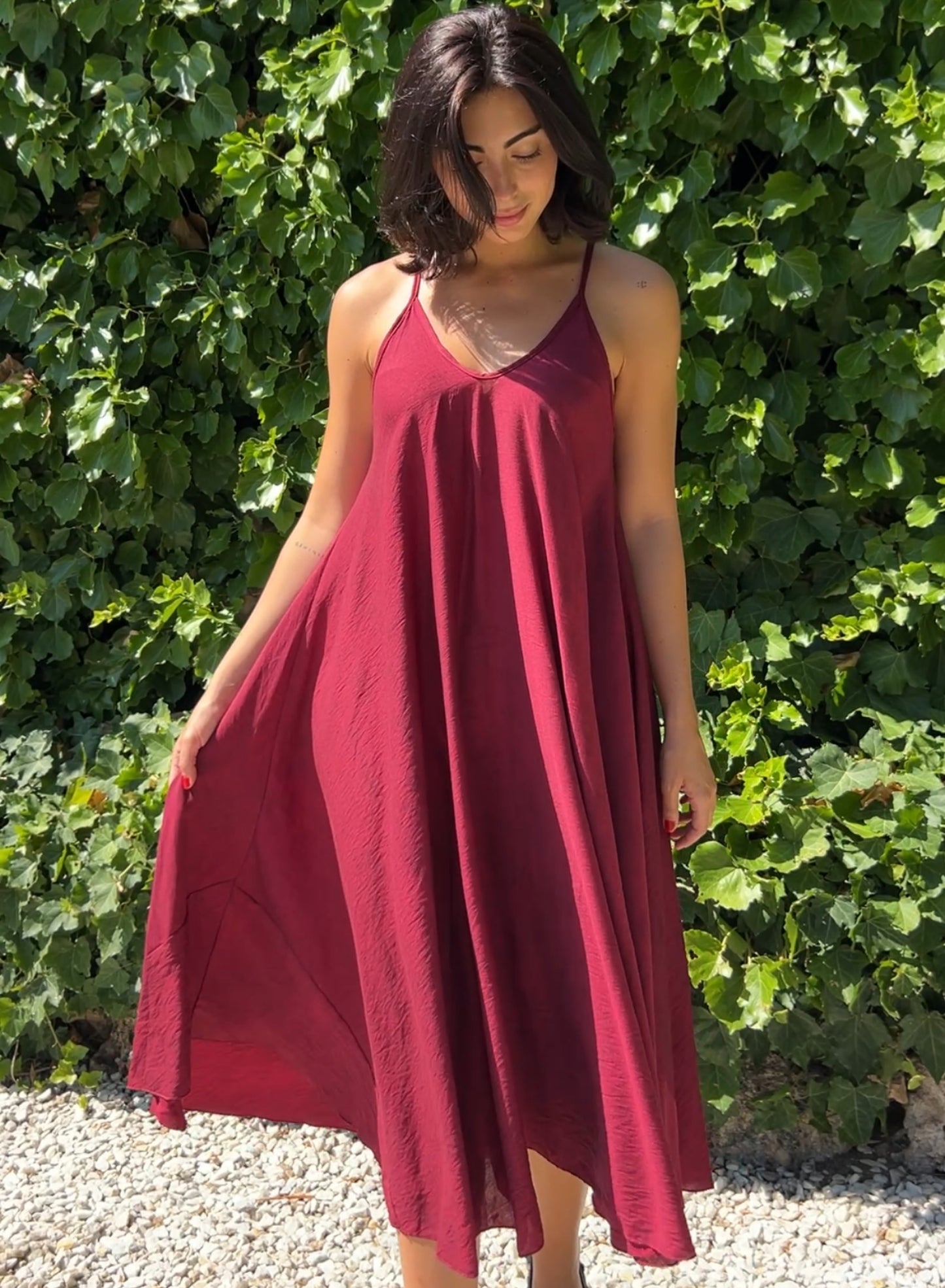 Vestido Dalia Granate