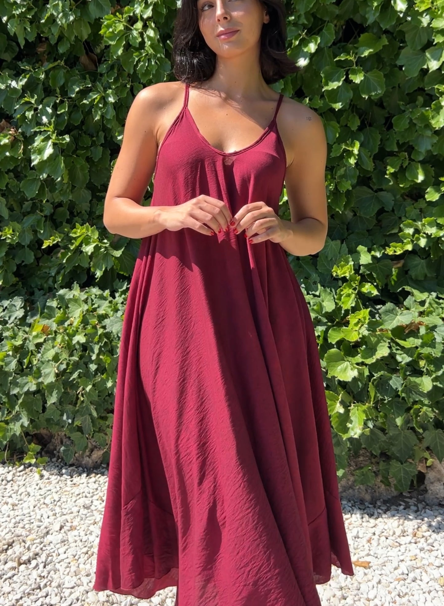 Vestido Dalia Granate
