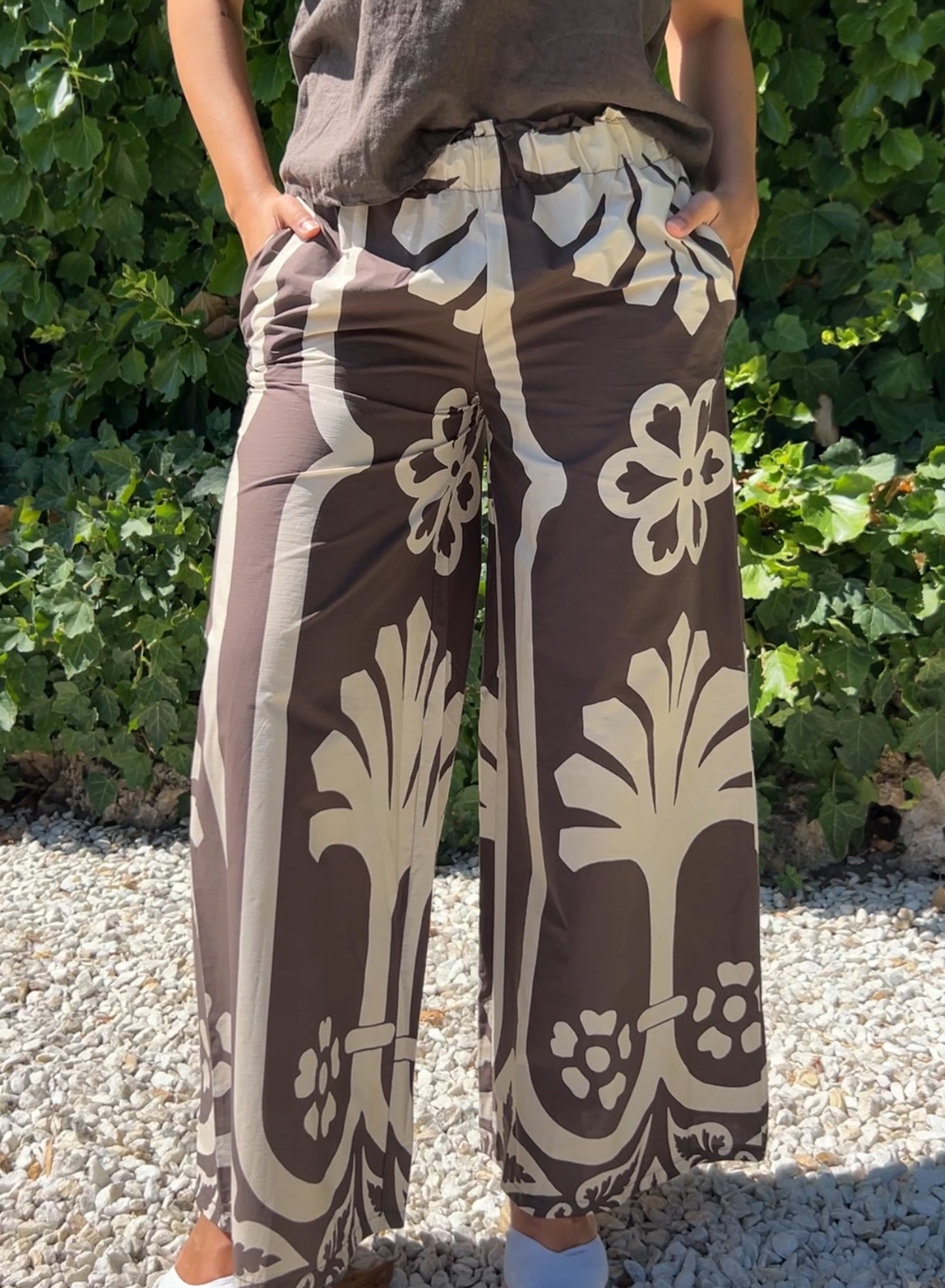 Pantalón Duna choco