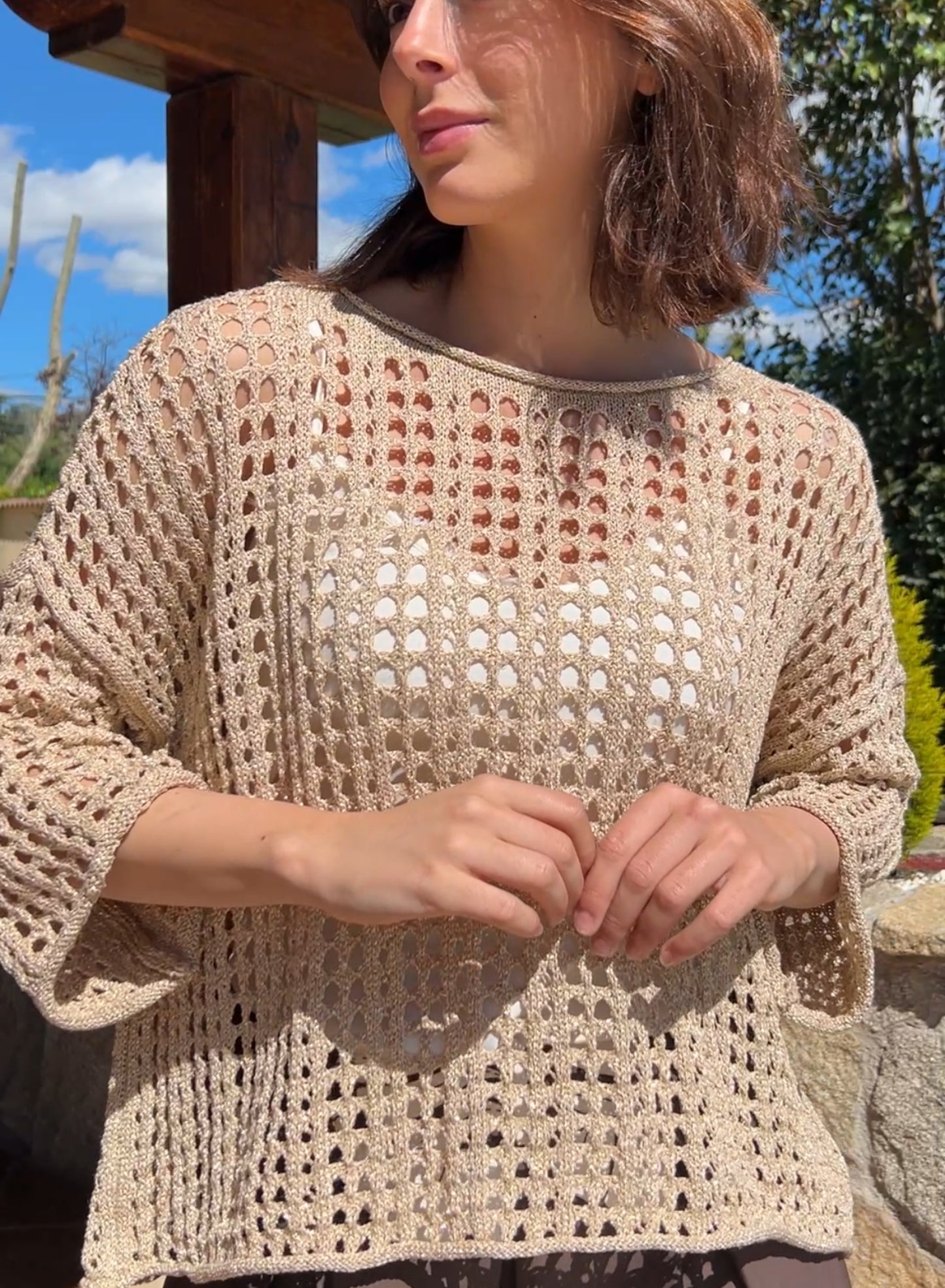Sparkly jersey