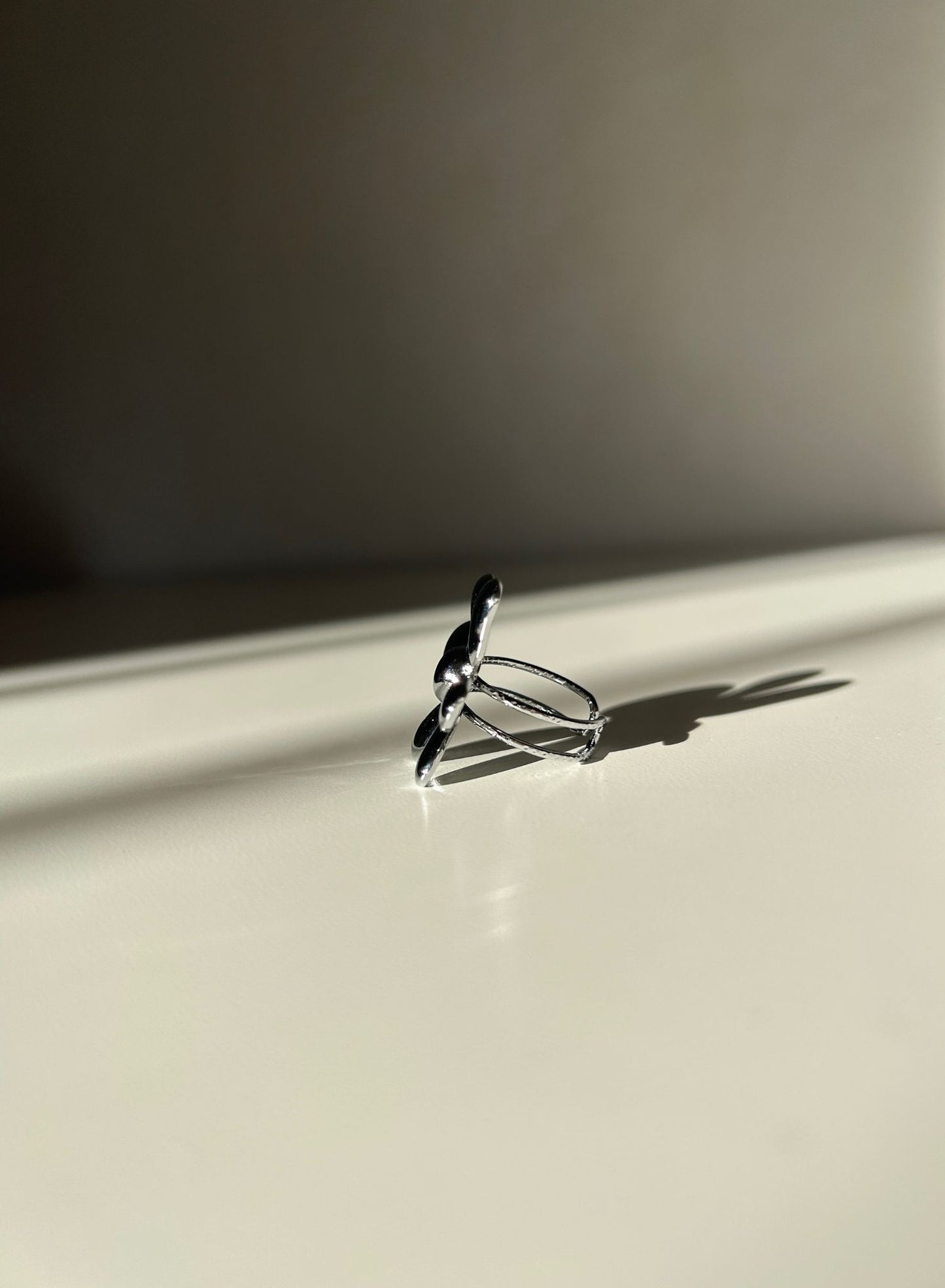 Silver Flower Ring
