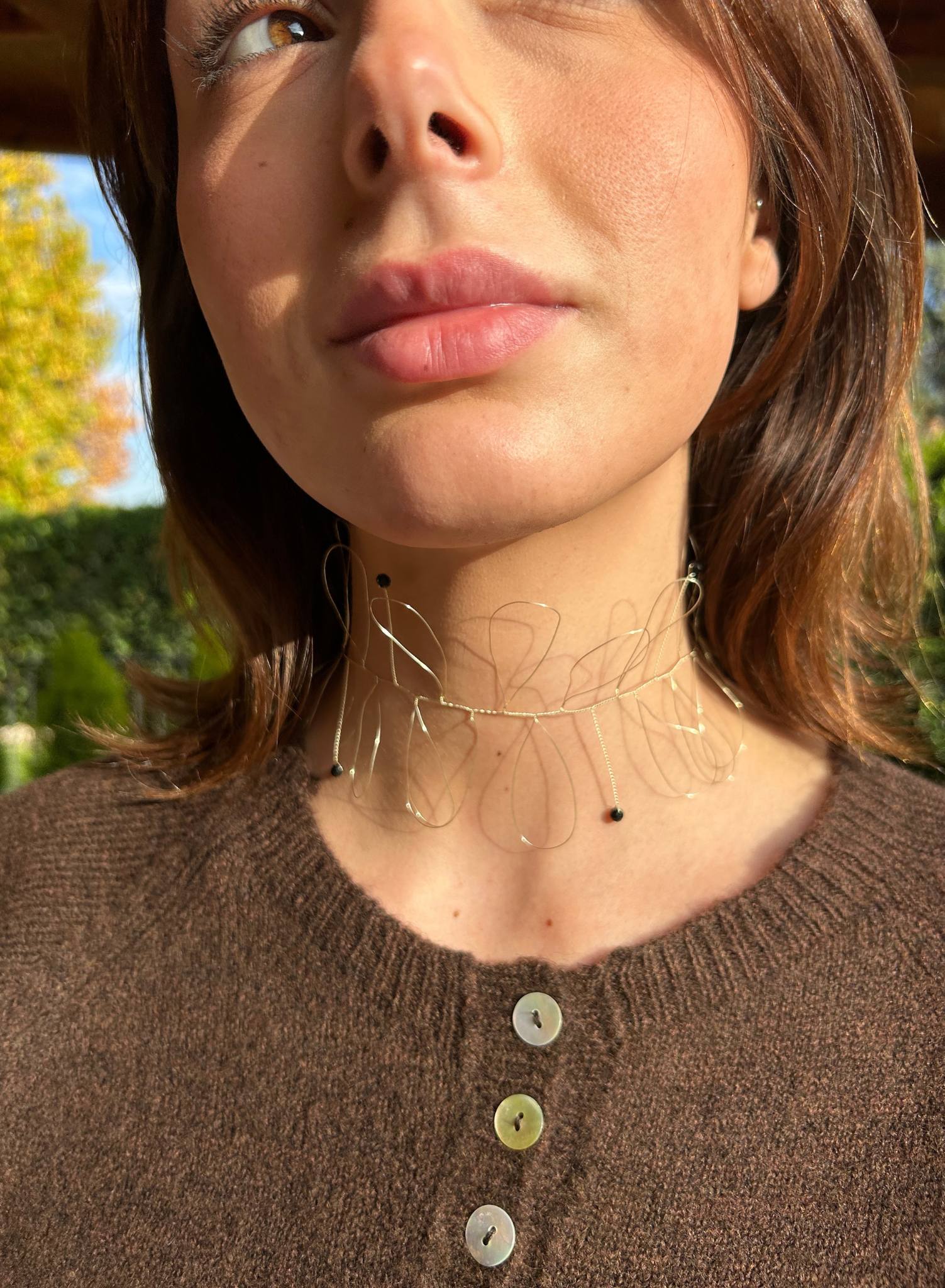 Choker luz (dorado/plata)
