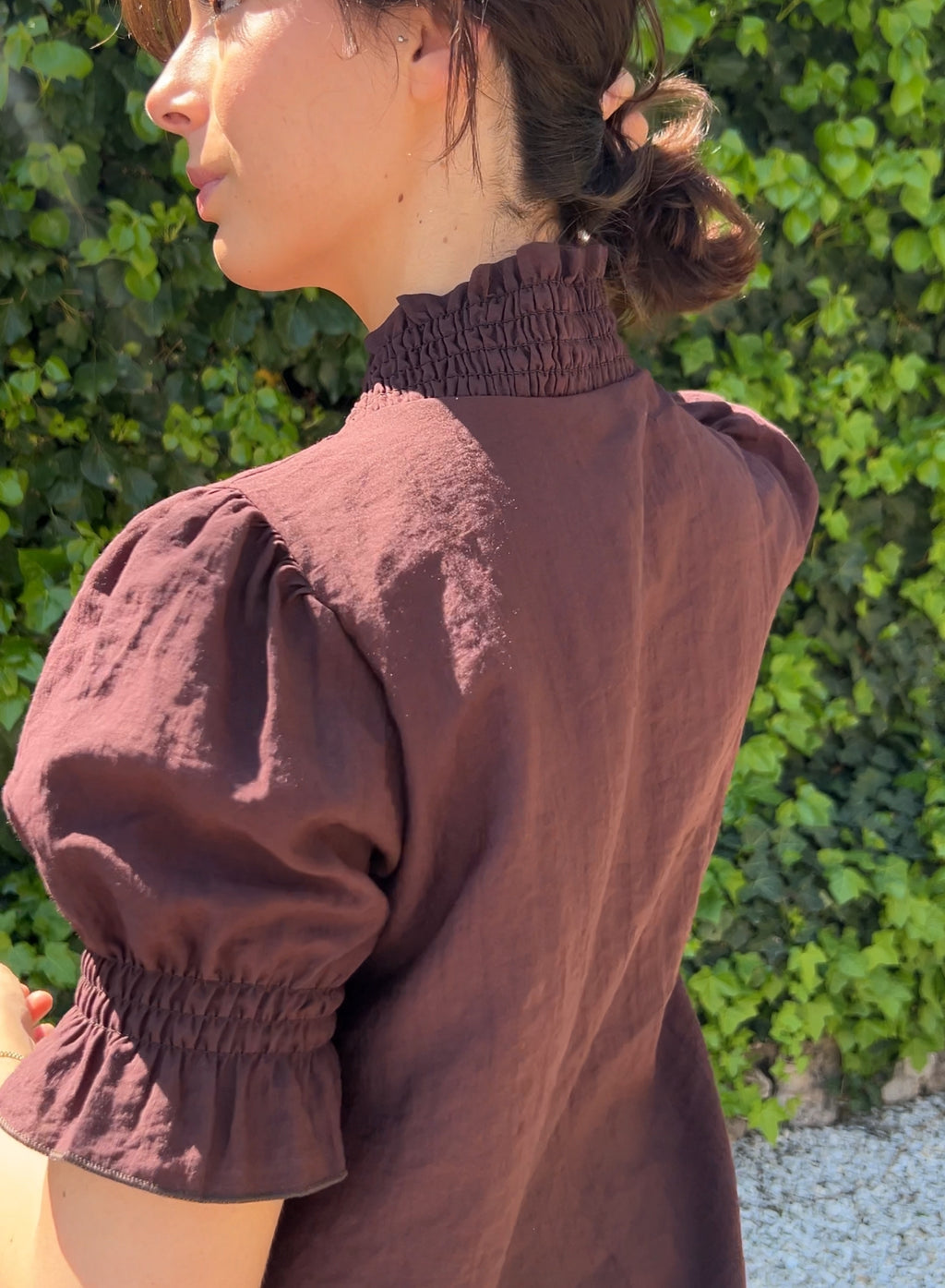 Blusa Manuela choco