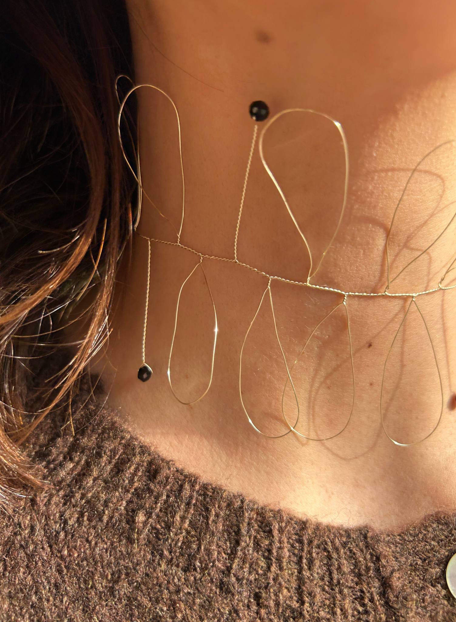 Choker luz (dorado/plata)