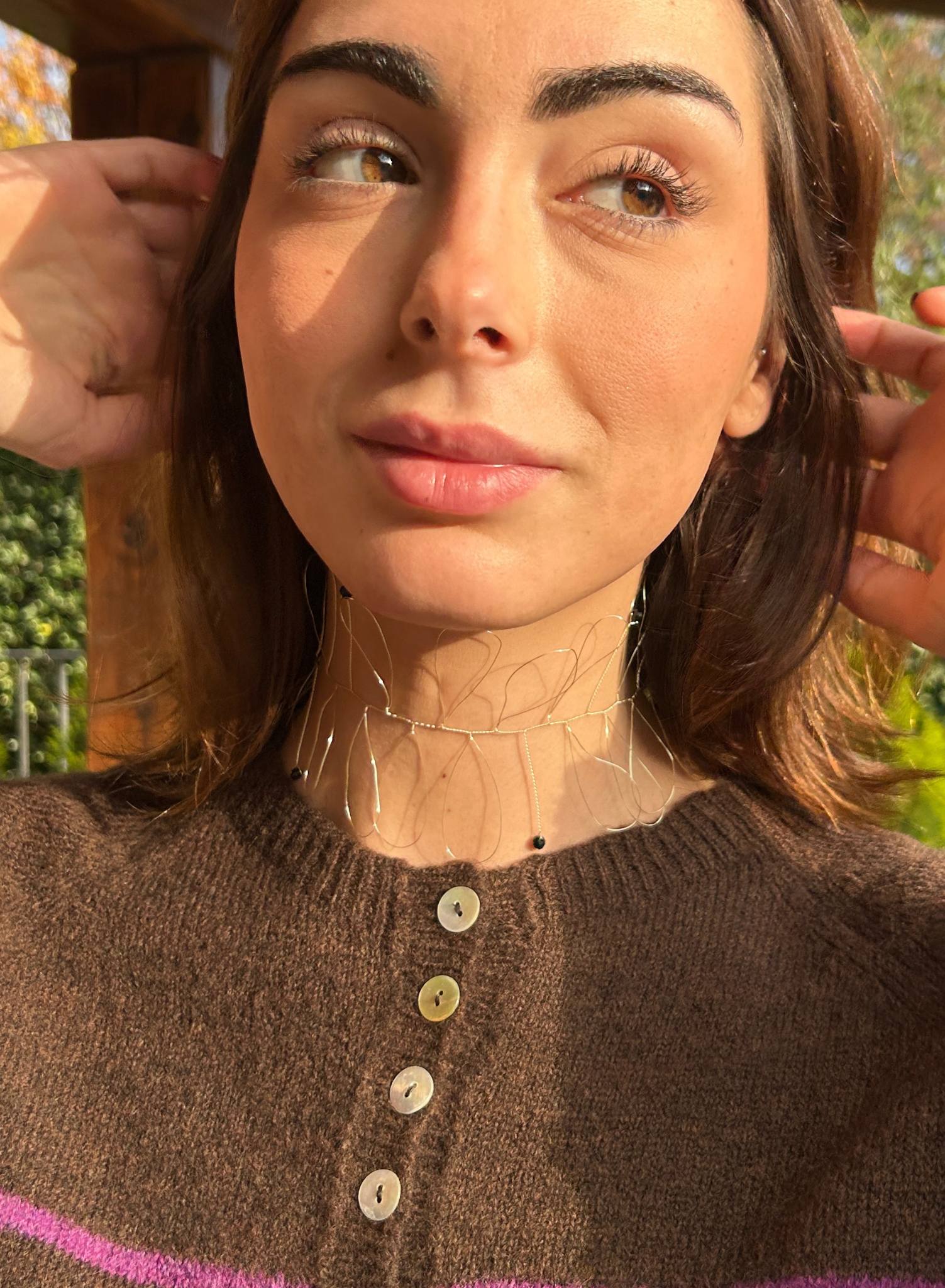 Choker luz (dorado/plata)