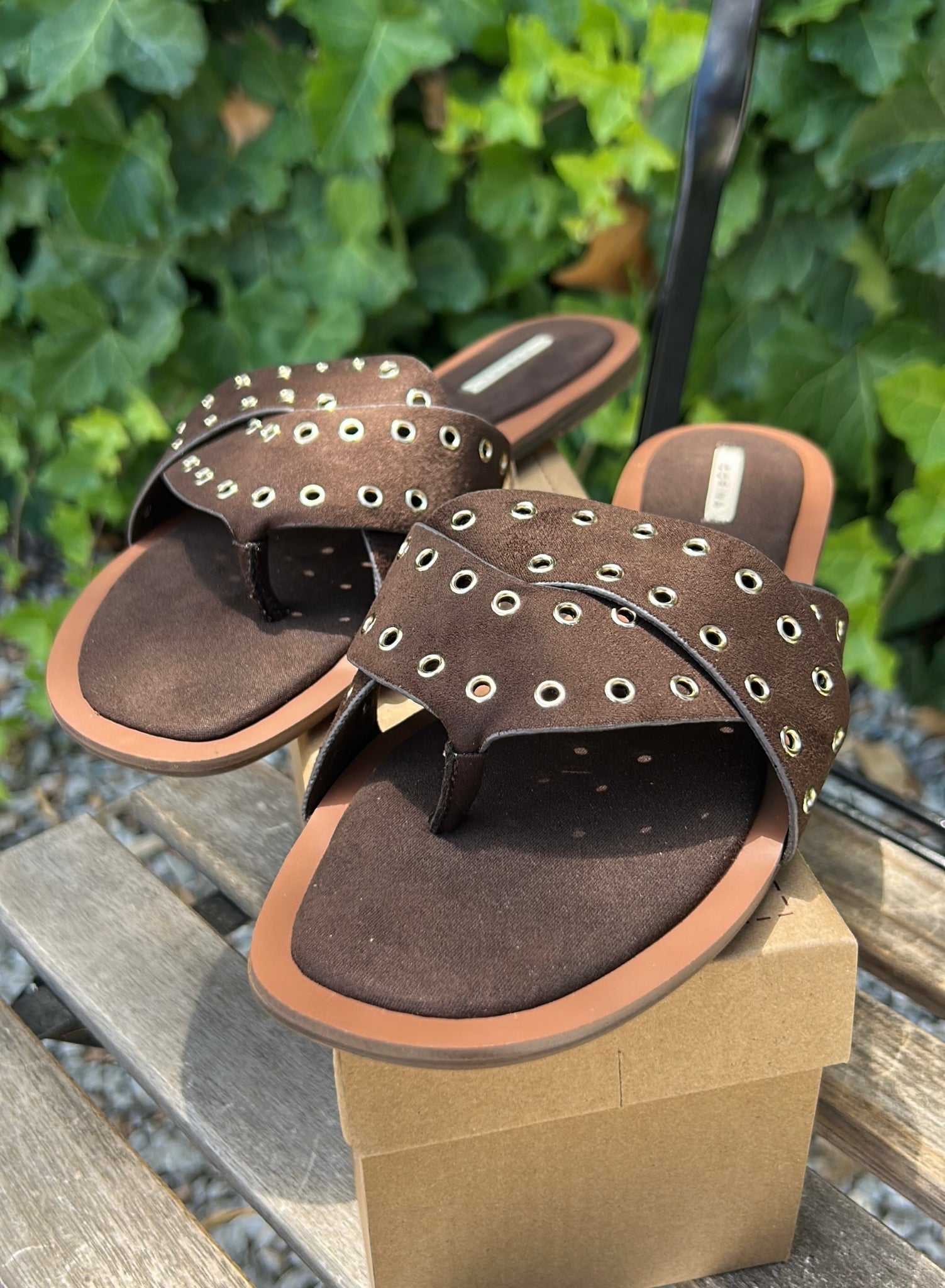 Sandalias marrón