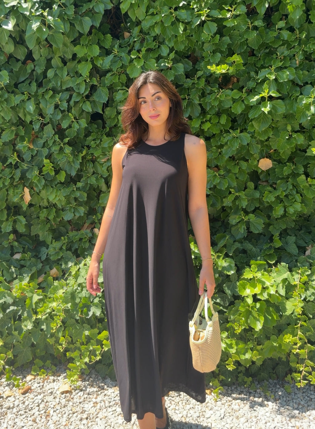 Vestido licra negro