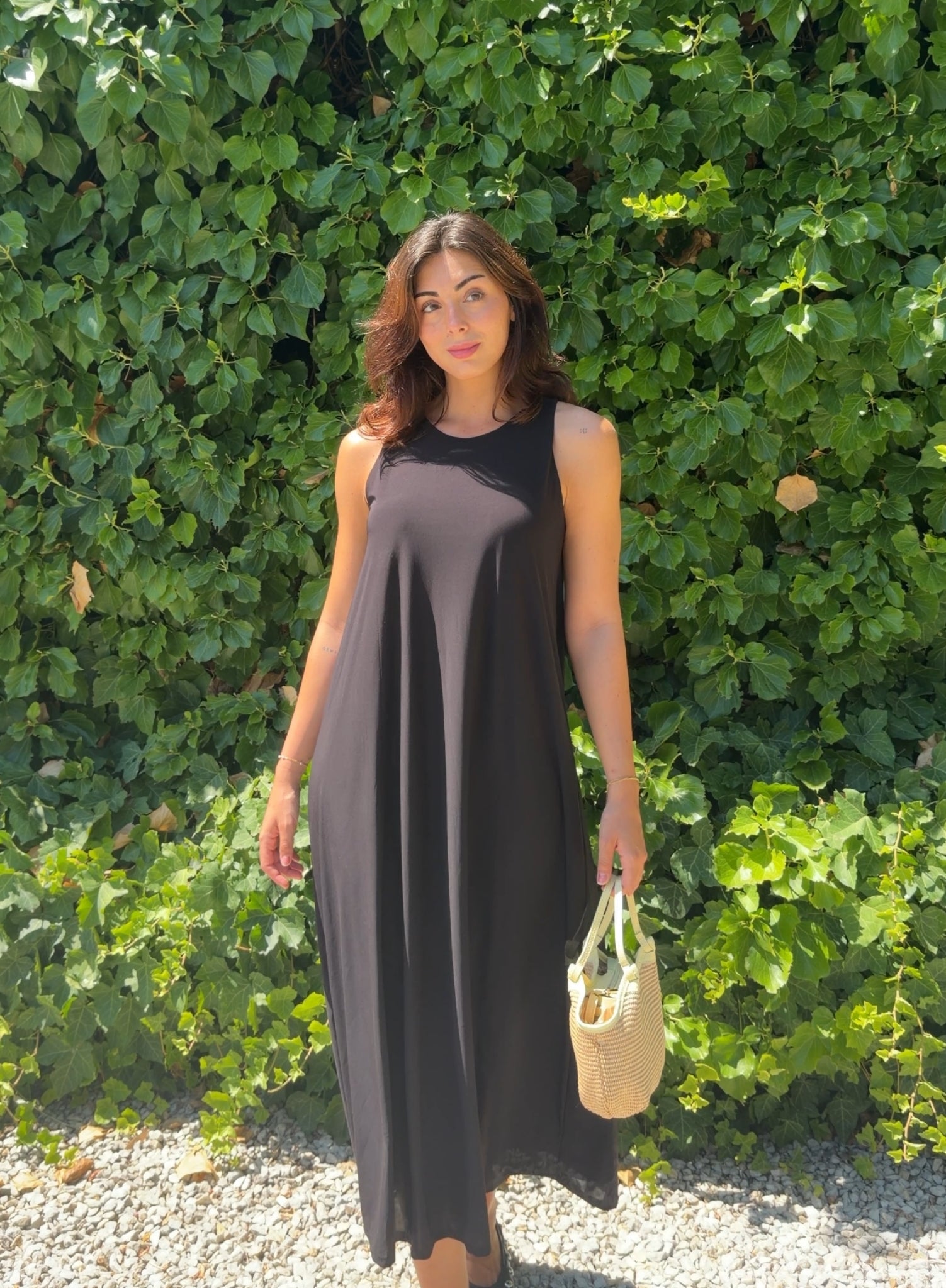 Vestido licra negro