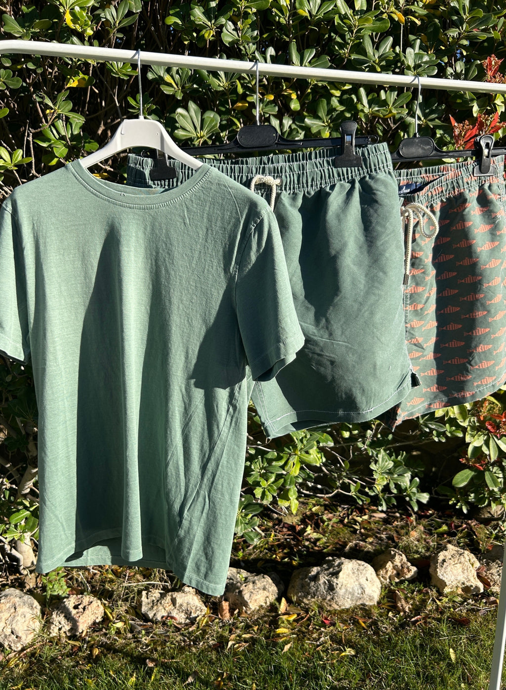 Camiseta Hombre verde