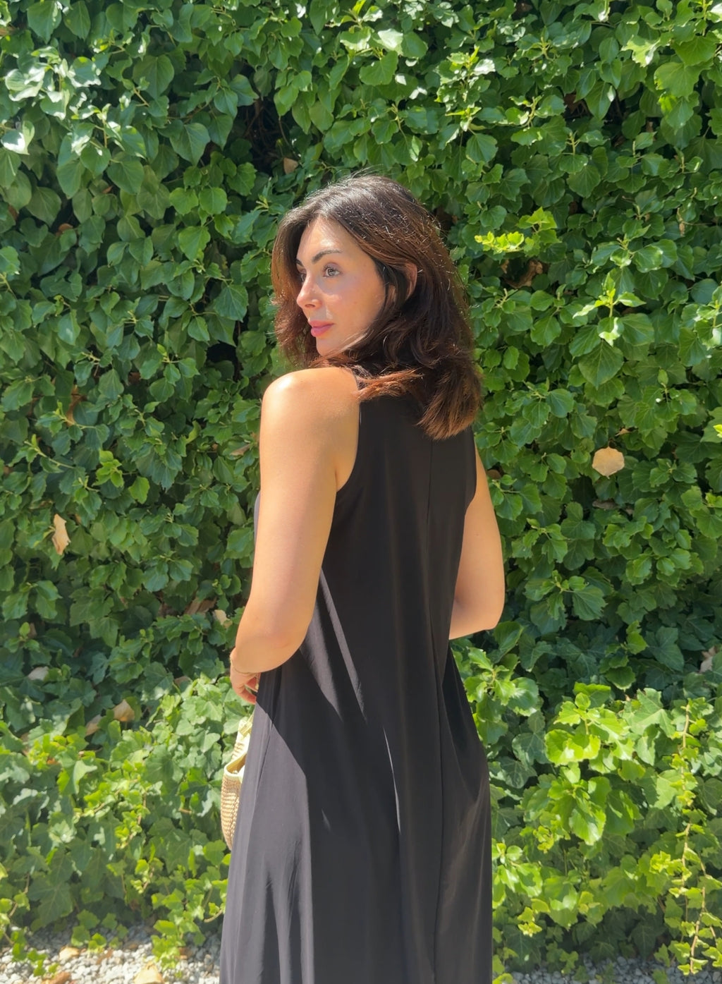 Vestido licra negro