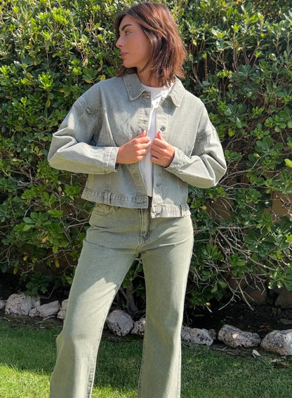 Cazadora Vaquera Verde