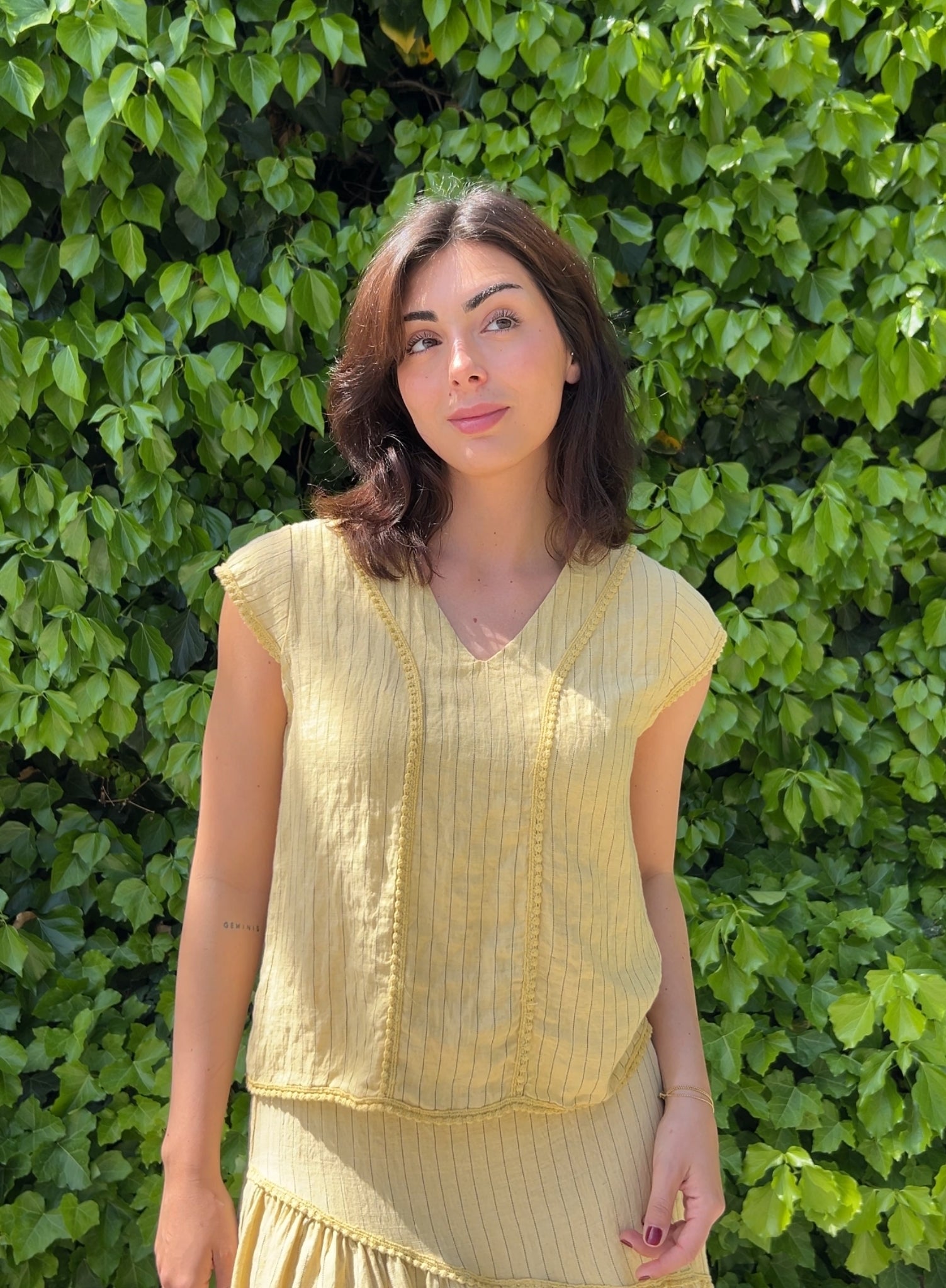 Camisa maravita amarillo